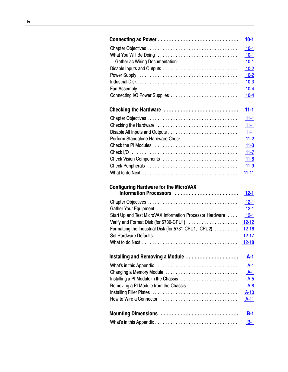 Rockwell Automation 5000,D50006.2.10 PI INSTALLATION MANUAL User Manual | Page 7 / 207