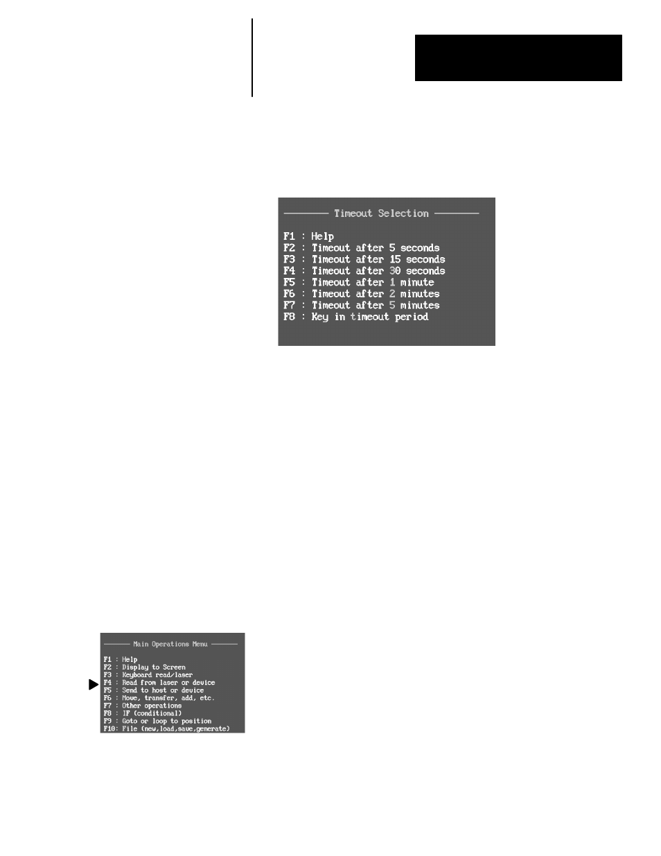 F4 – read from laser or device | Rockwell Automation 2708-NAG Application Generation Software User Manual | Page 19 / 38