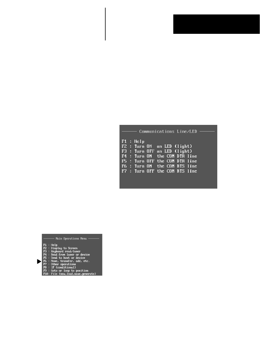 F6 – move, transfer, add, etc | Rockwell Automation 2708-NAG Application Generation Software User Manual | Page 21 / 38