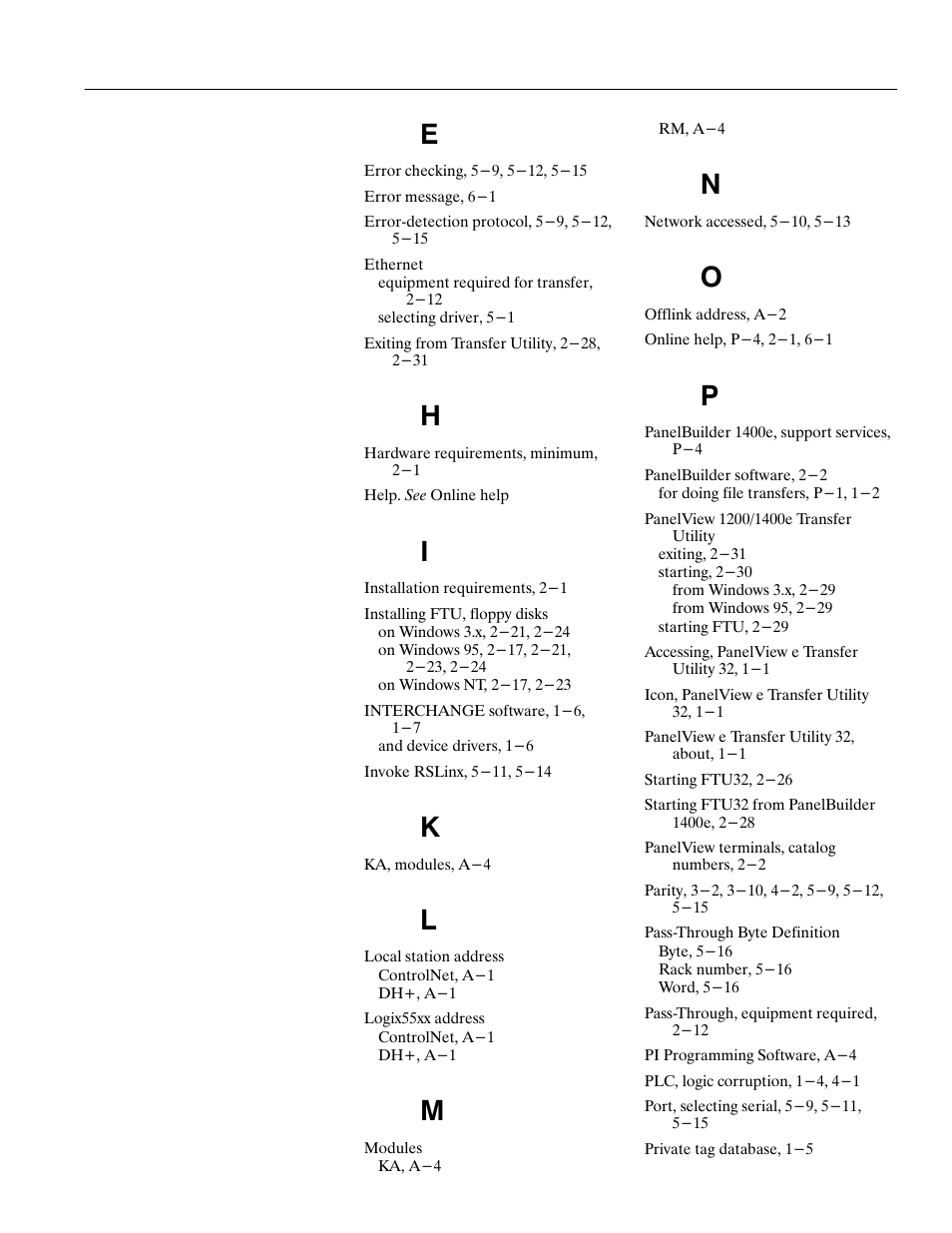 Rockwell Automation 2711E-ND7 PanelView File Transfer Utility User Manual User Manual | Page 107 / 109