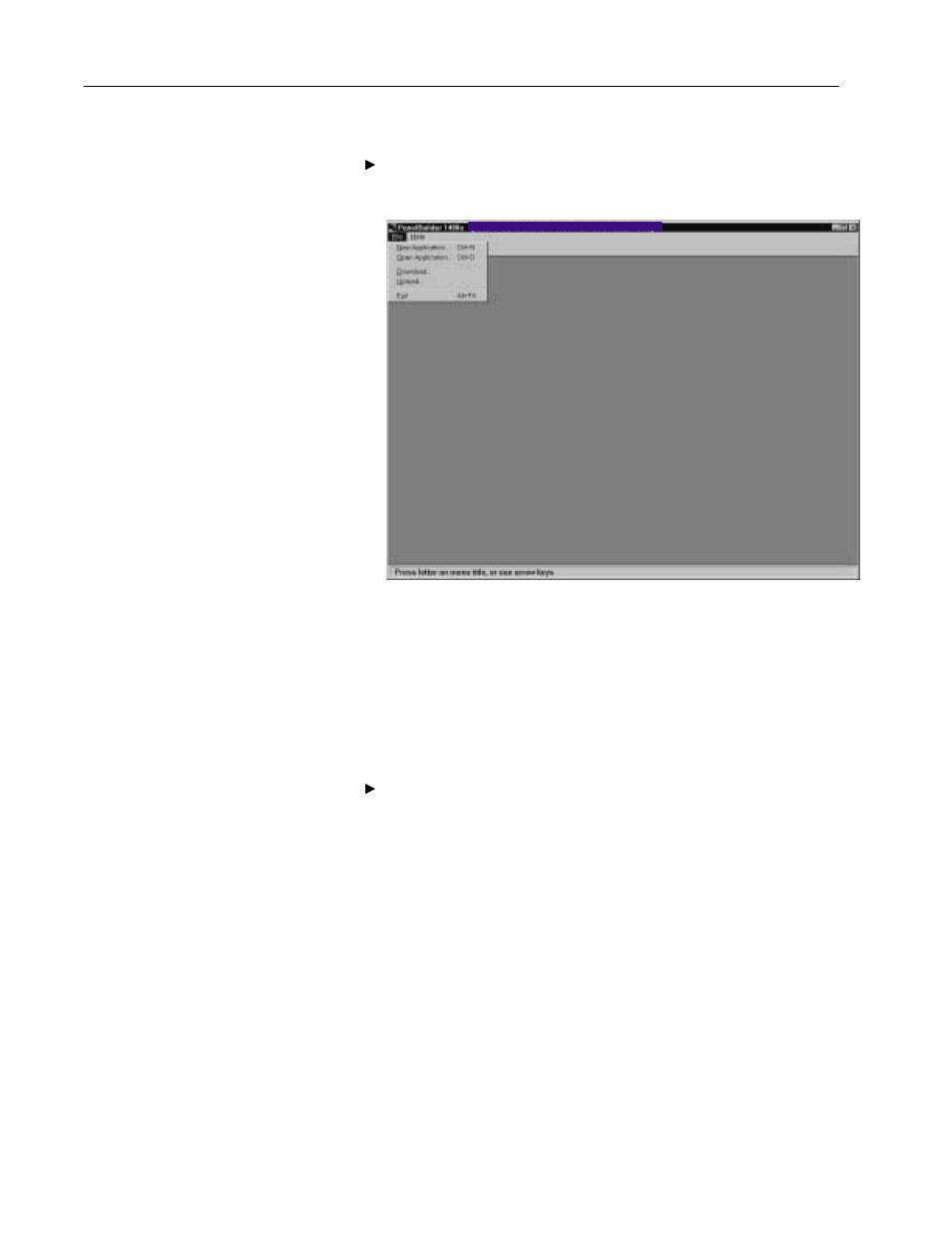 Exiting the panelview e transfer utility 32 | Rockwell Automation 2711E-ND7 PanelView File Transfer Utility User Manual User Manual | Page 43 / 109