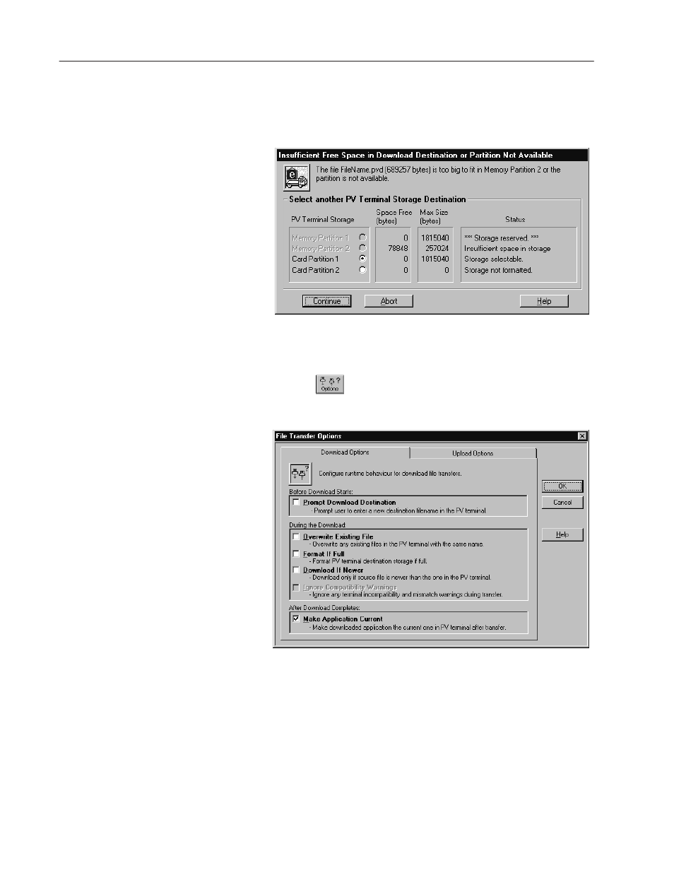 Rockwell Automation 2711E-ND7 PanelView File Transfer Utility User Manual User Manual | Page 70 / 109