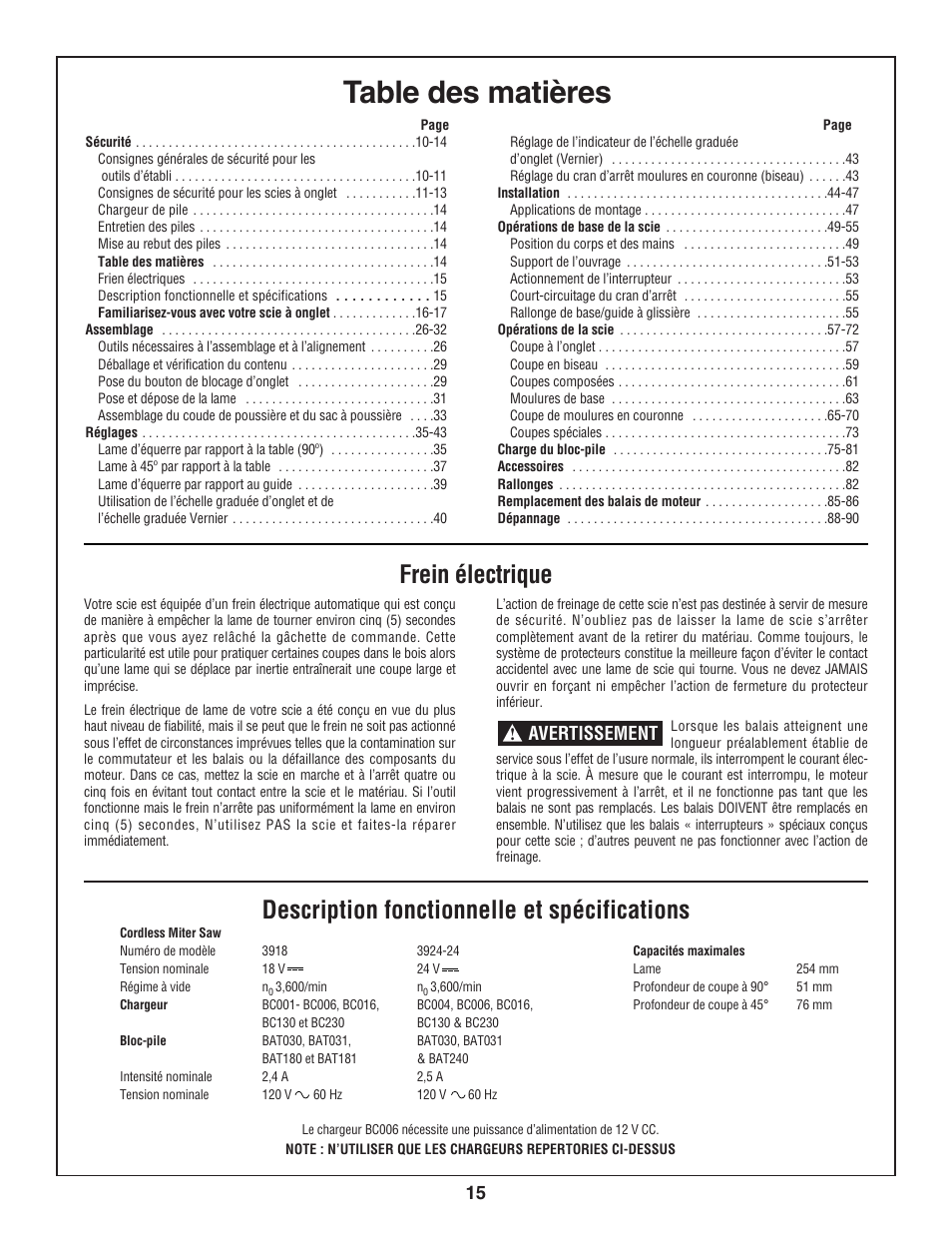 Bosch 3924-24 User Manual | Page 15 / 92