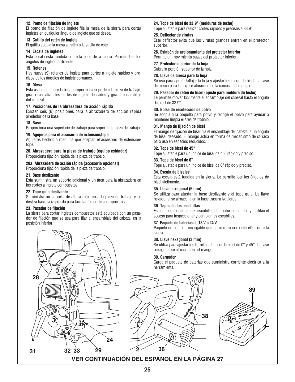 Bosch 3924-24 User Manual | Page 25 / 92
