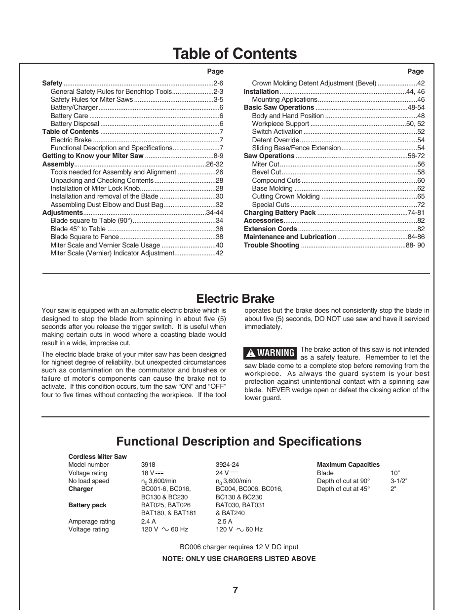 Bosch 3924-24 User Manual | Page 7 / 92