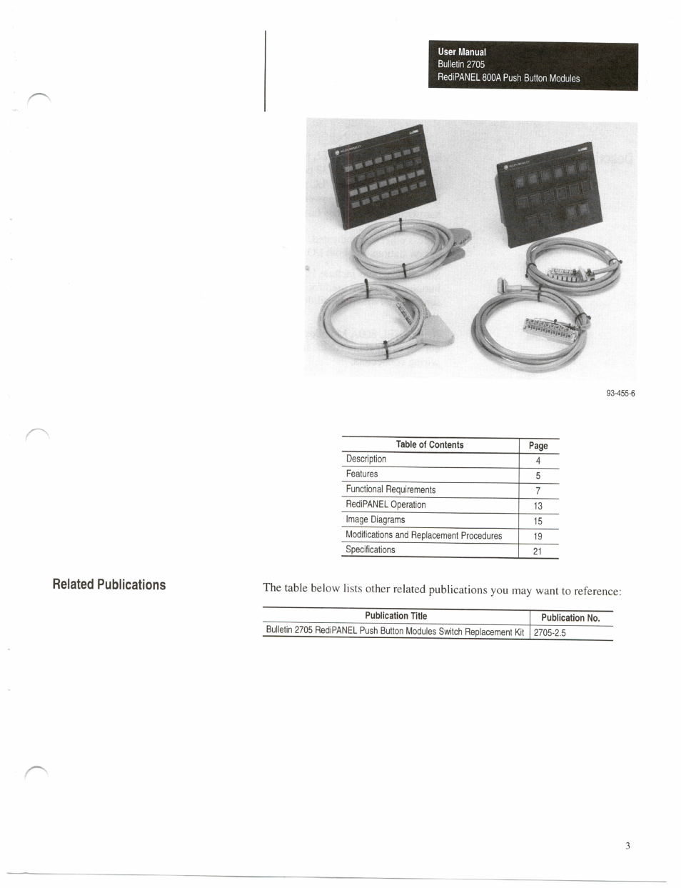 Rockwell Automation 2705-APG RediPanel Plug and Go Products User Manual | Page 3 / 23
