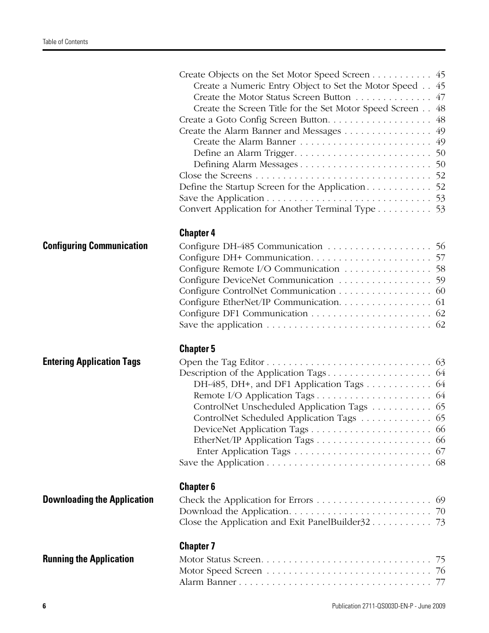 Rockwell Automation 2711-ND3 PanelBuilder32 Quick Start Manual User Manual | Page 6 / 120
