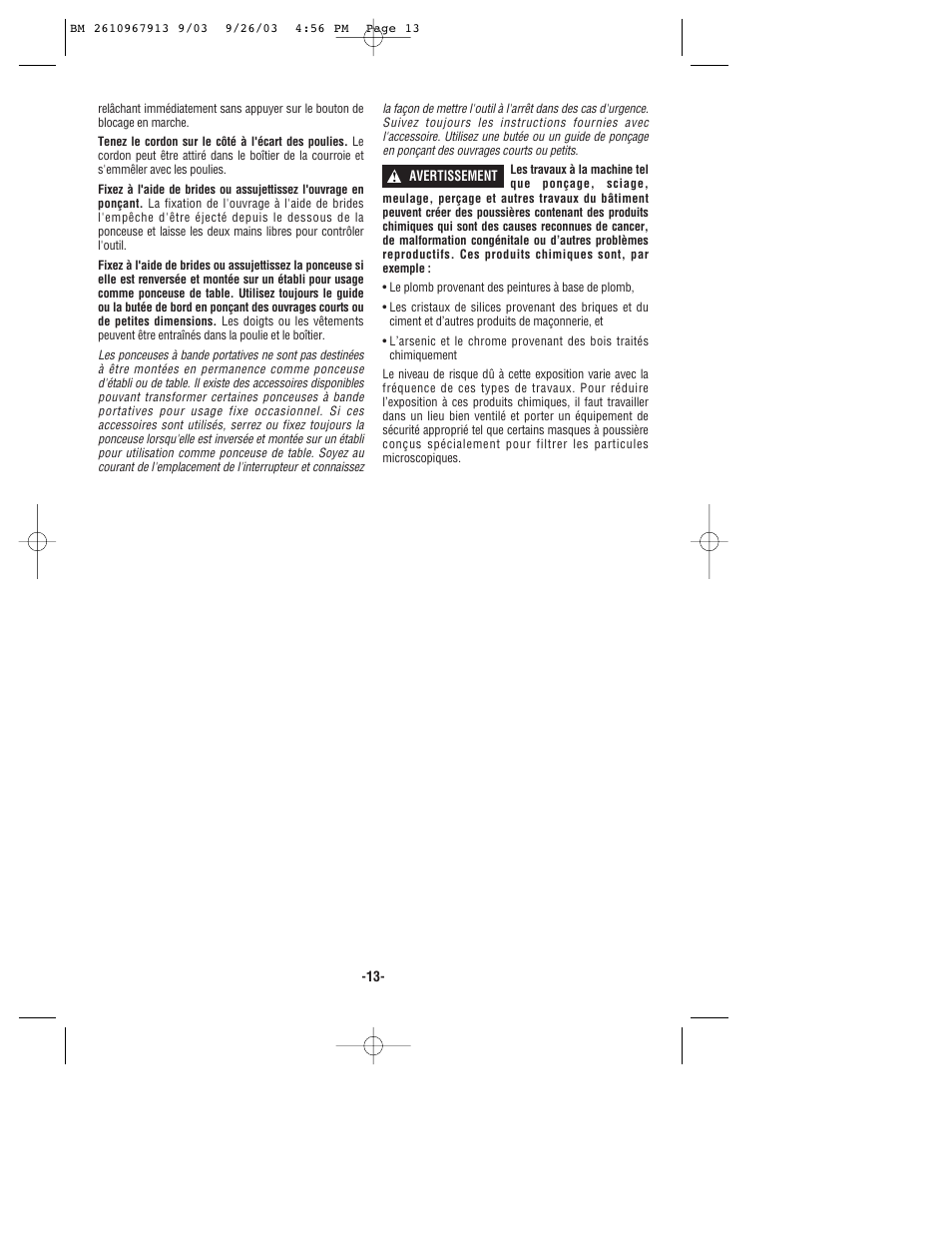 Bosch 1276D User Manual | Page 13 / 32