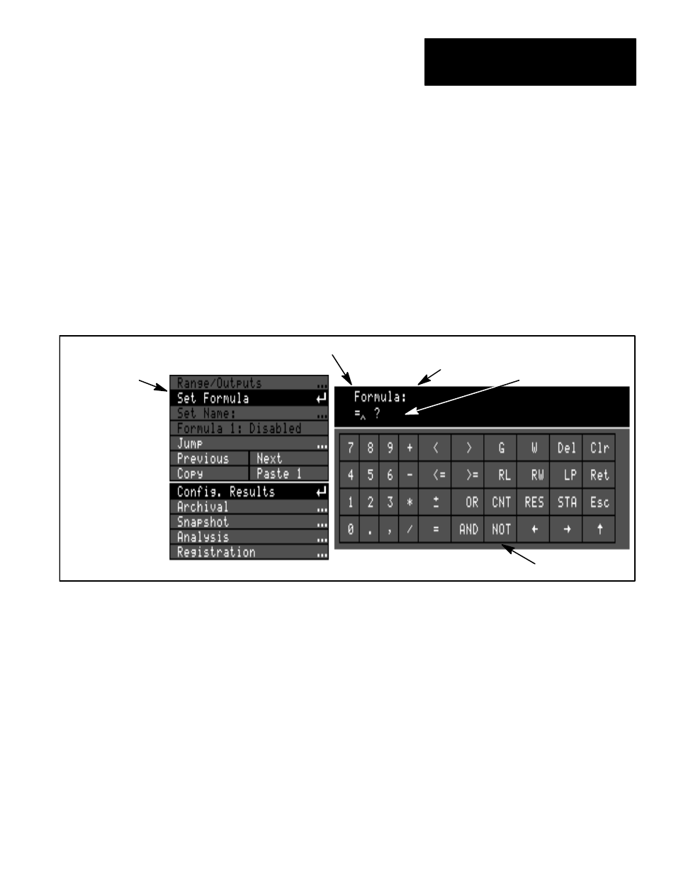 Accessing the formula entry keyboard | Rockwell Automation 5370-CMPK Color CVIM Module MATH-PAK User Manual | Page 20 / 89