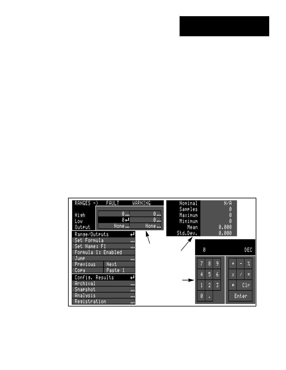 Entering range limits for formulas | Rockwell Automation 5370-CMPK Color CVIM Module MATH-PAK User Manual | Page 58 / 89