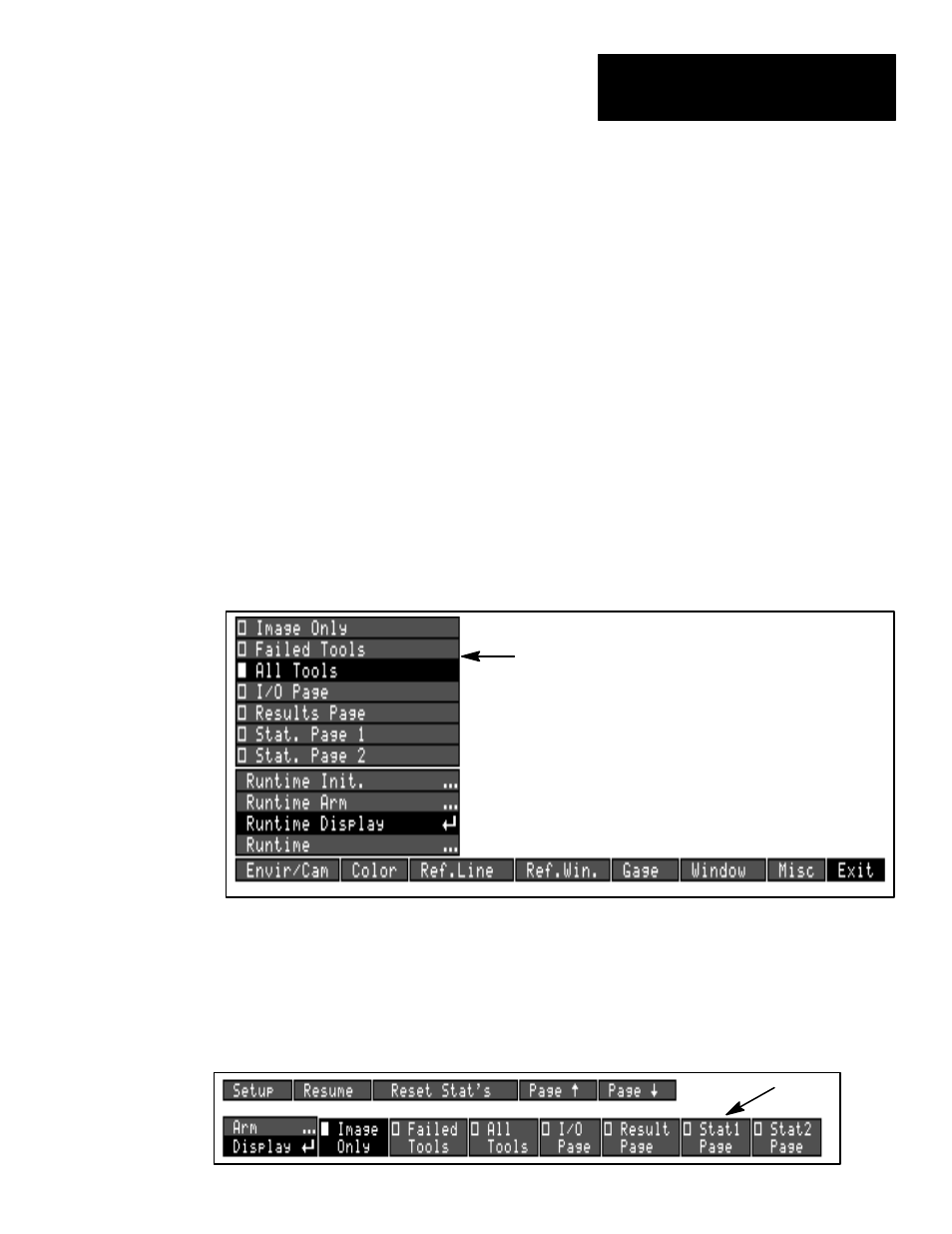 Runtime displays | Rockwell Automation 5370-CMPK Color CVIM Module MATH-PAK User Manual | Page 66 / 89