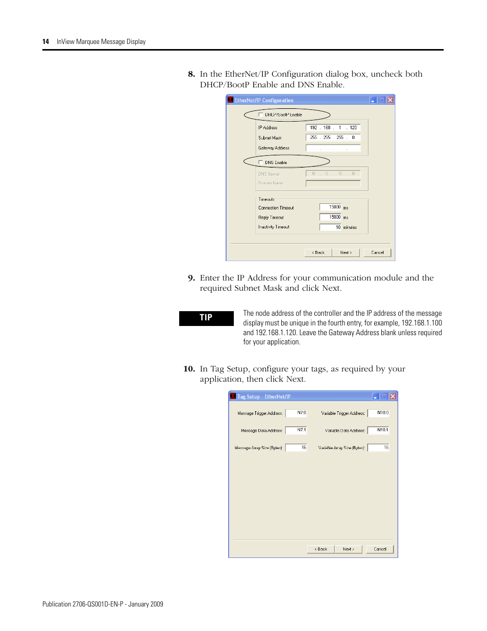Rockwell Automation 2706-P_P InView Quick Start User Manual | Page 14 / 24