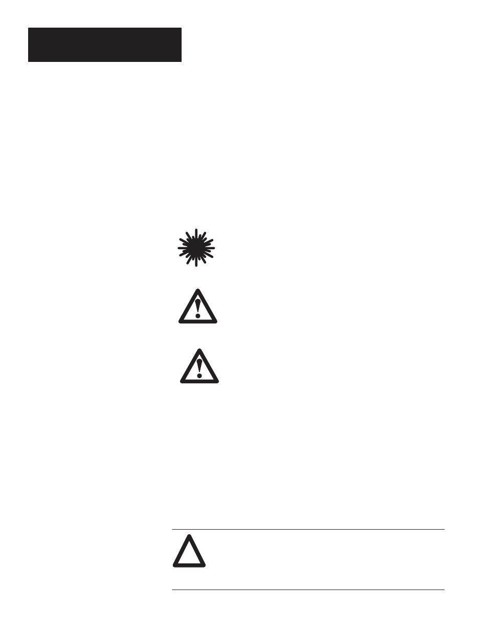 Intended audience, Warnings and cautions, Danger and caution labels | Rockwell Automation 2755-L7, -L9 Scanners User Manual | Page 6 / 53