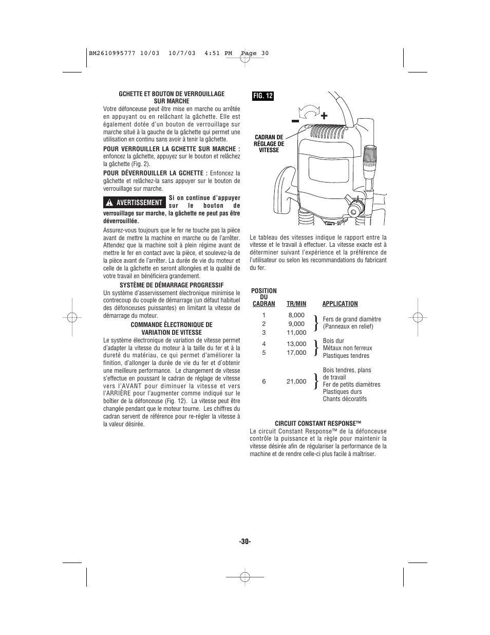 Bosch 1619EVS User Manual | Page 30 / 56