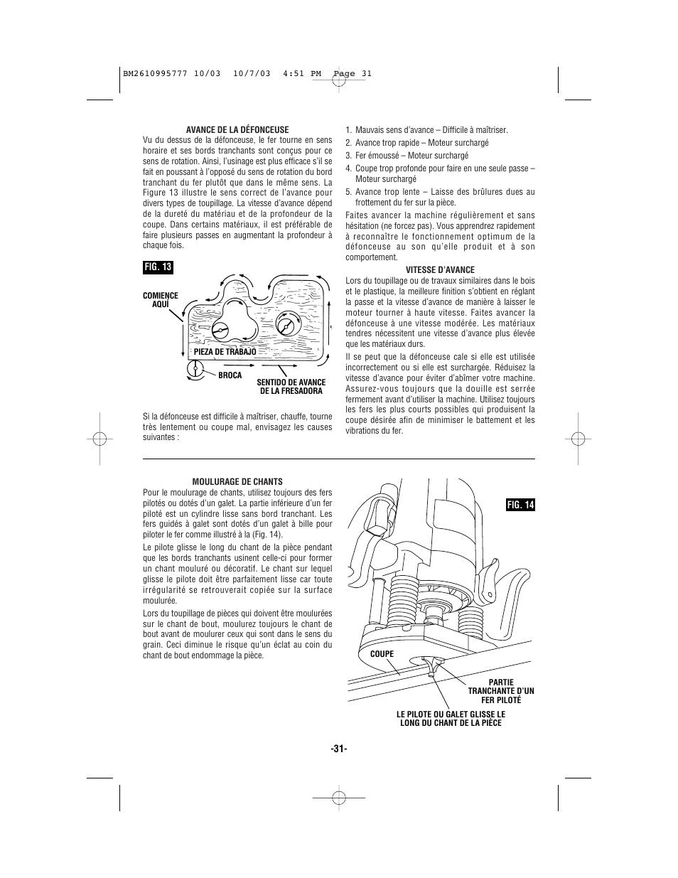 Bosch 1619EVS User Manual | Page 31 / 56