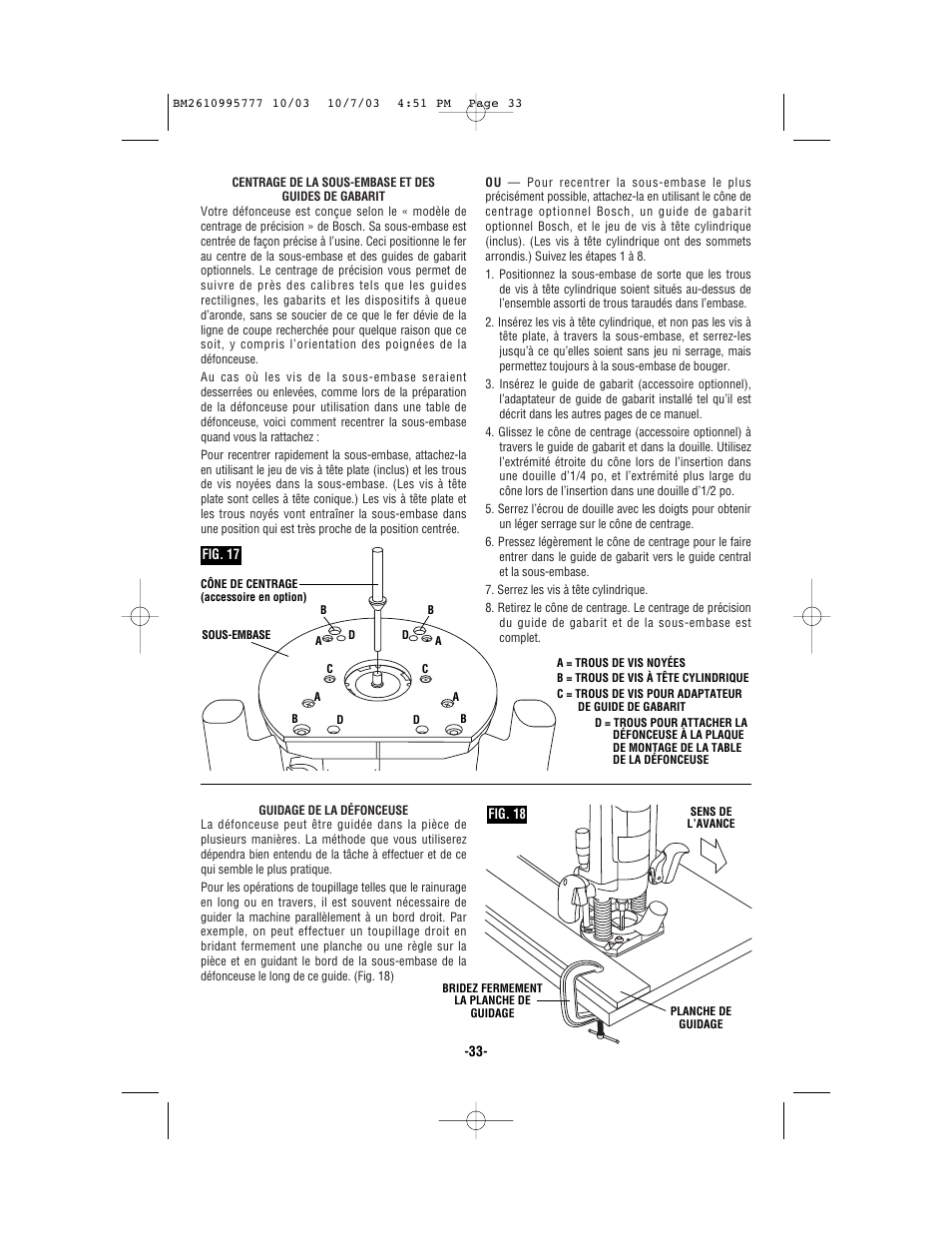 Bosch 1619EVS User Manual | Page 33 / 56
