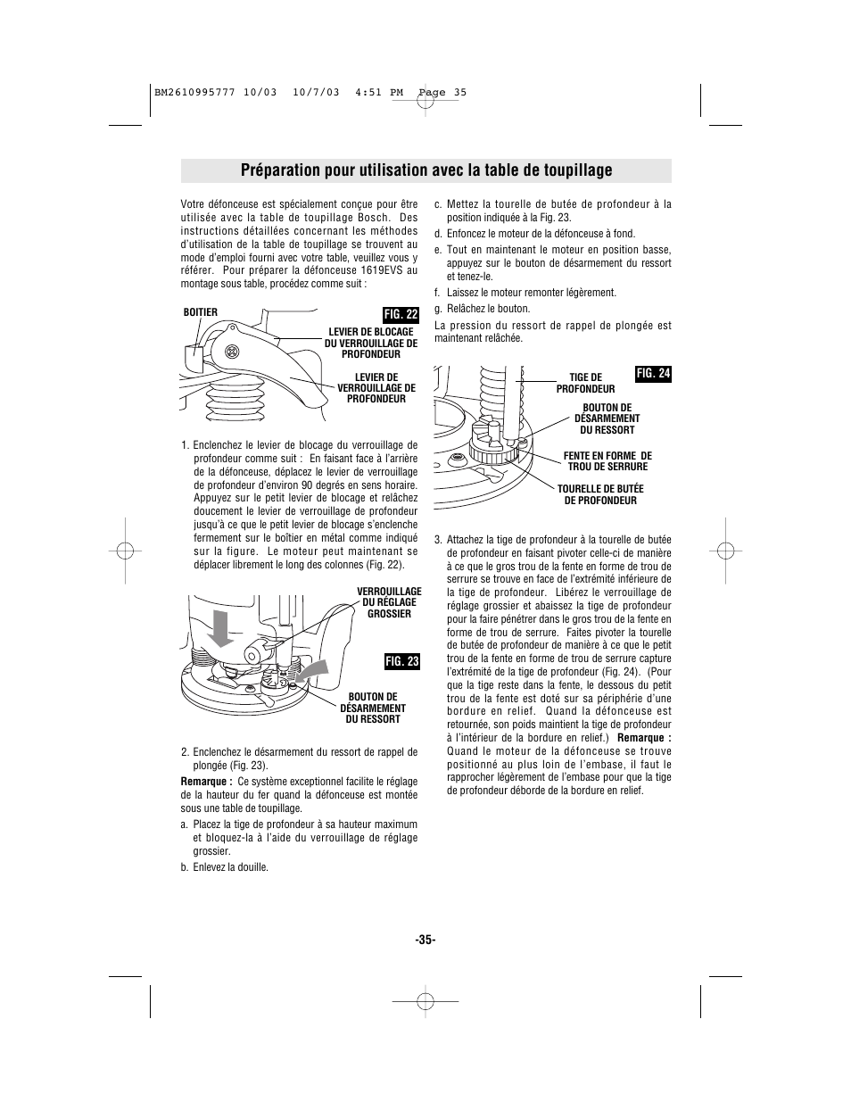 Bosch 1619EVS User Manual | Page 35 / 56