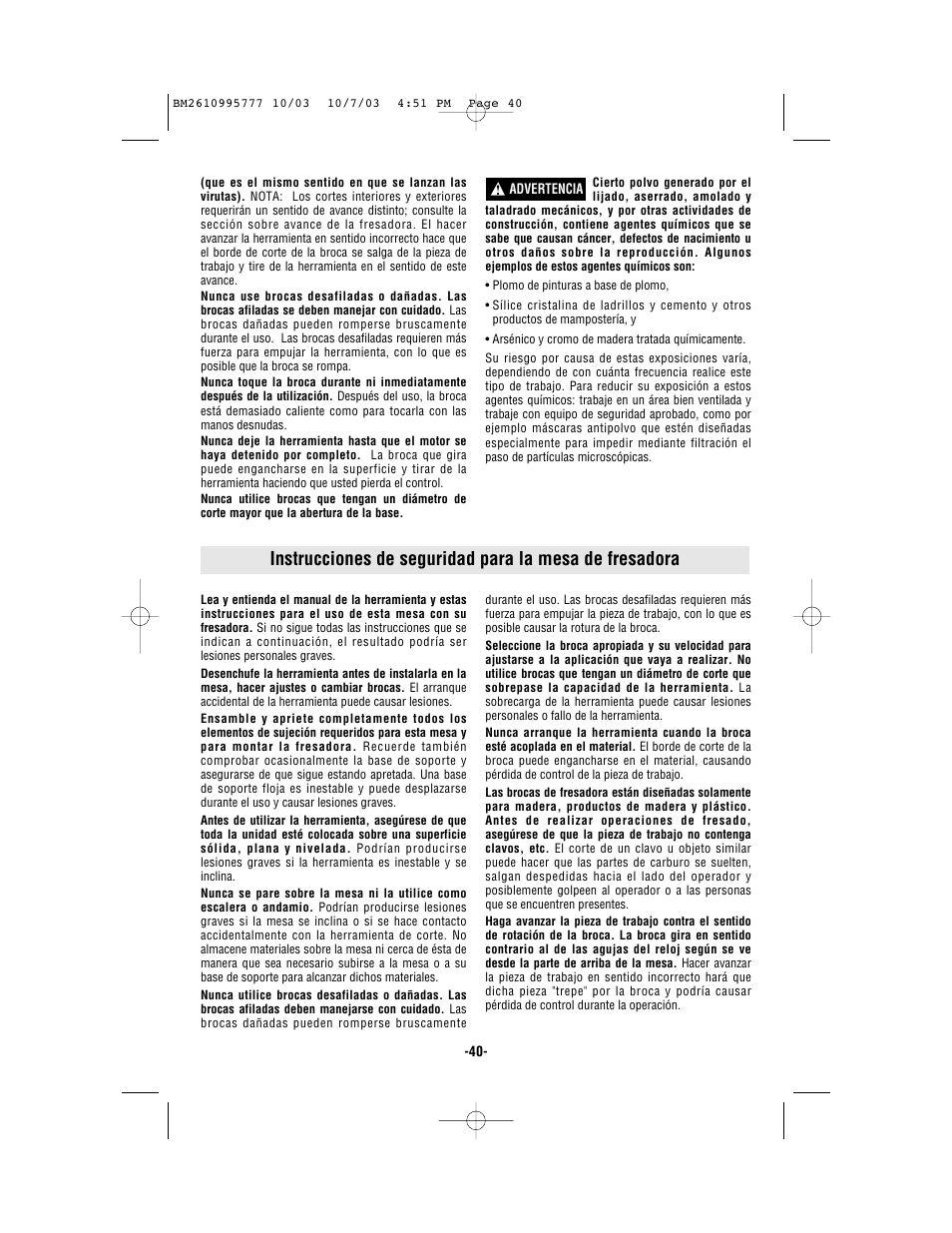 Bosch 1619EVS User Manual | Page 40 / 56