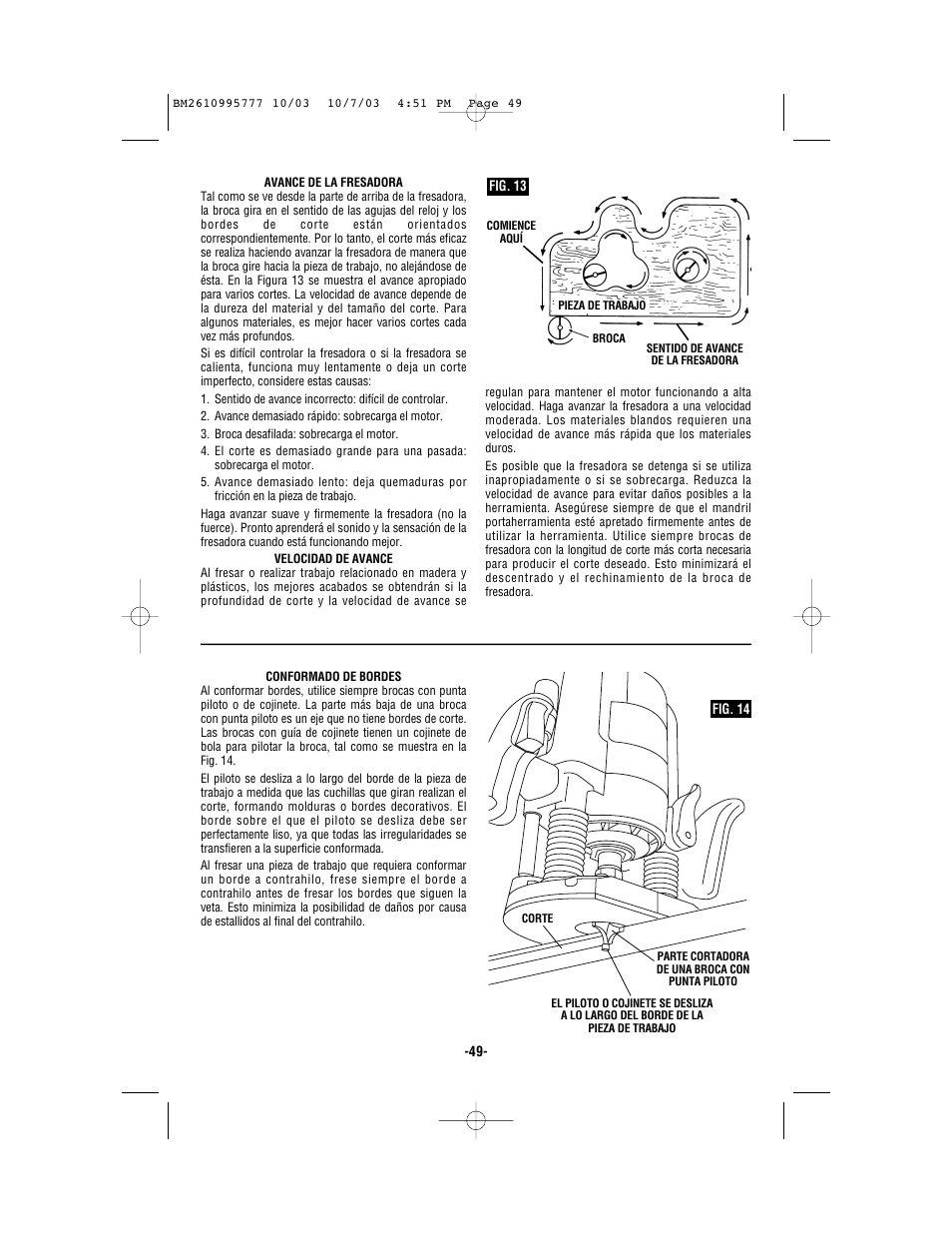Bosch 1619EVS User Manual | Page 49 / 56
