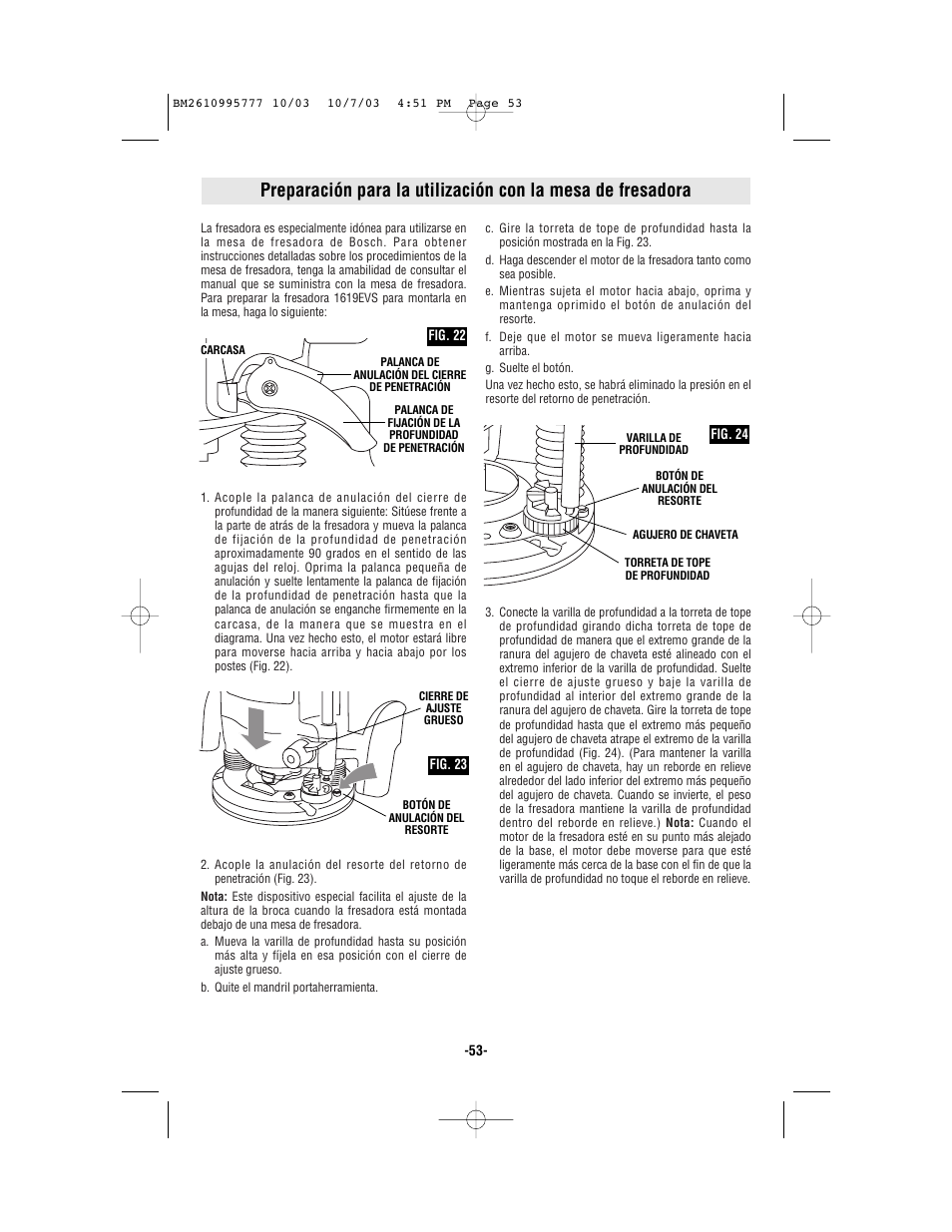 Bosch 1619EVS User Manual | Page 53 / 56