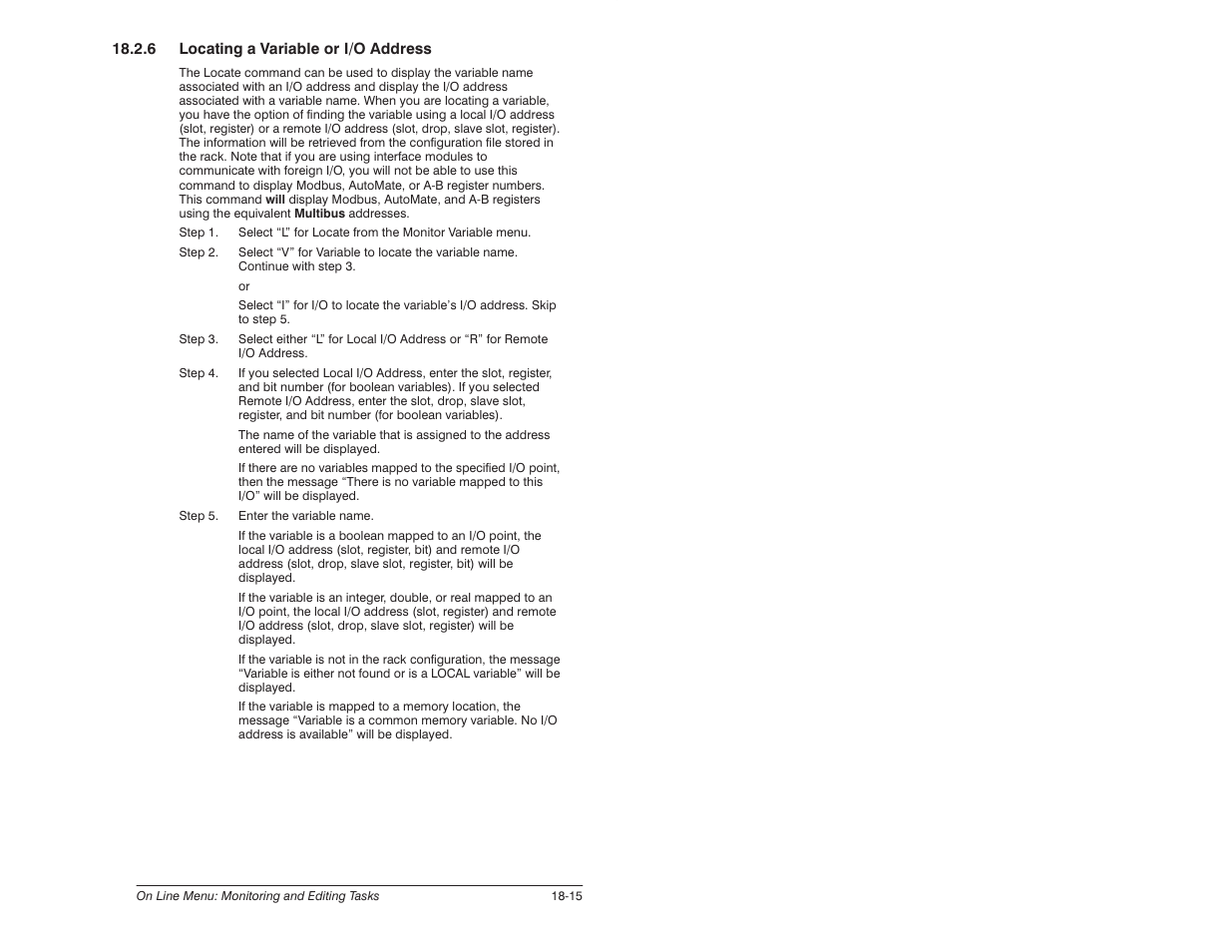 Rockwell Automation 57C650 AutoMax Programming Executive Version 3.8 User Manual | Page 203 / 298