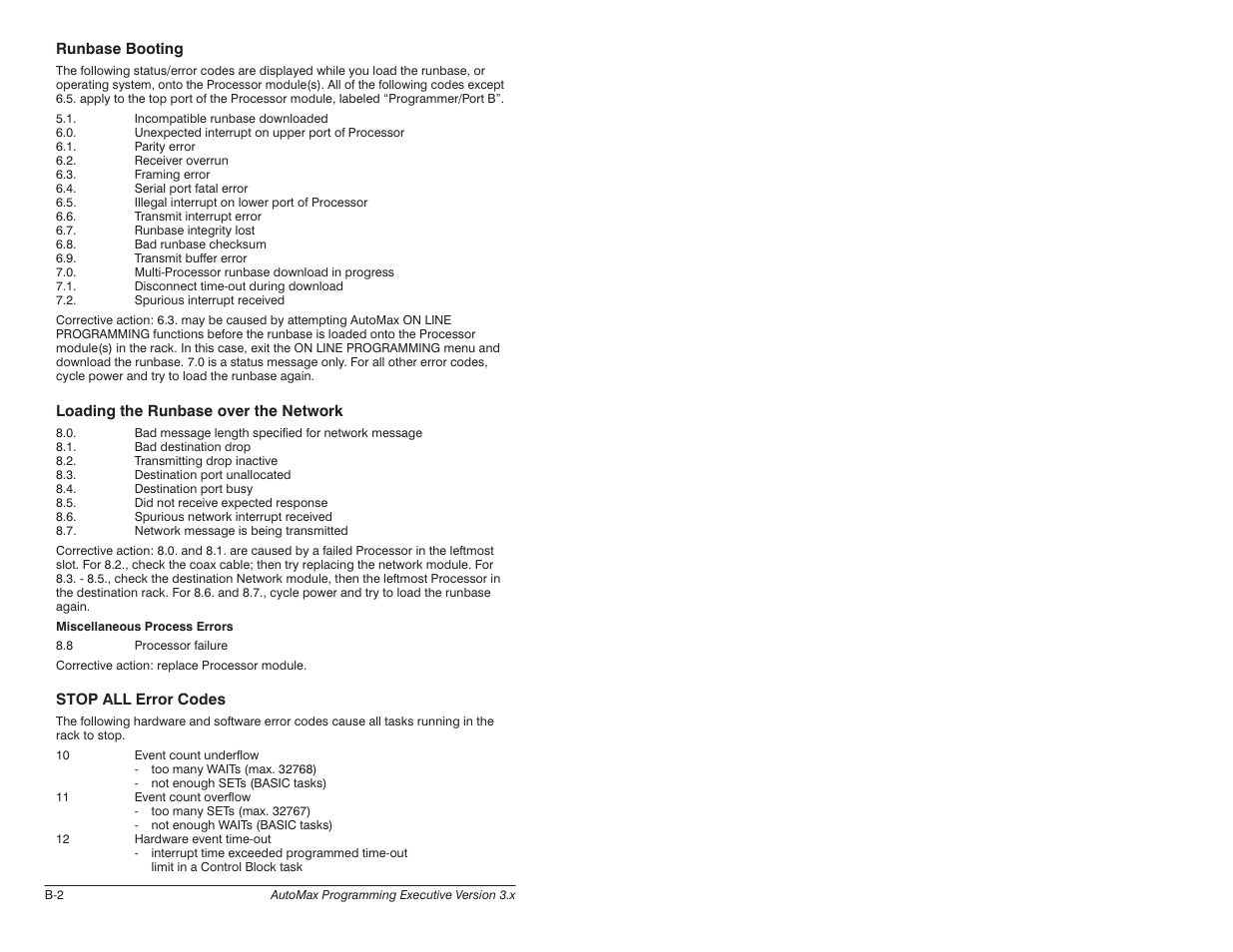 Rockwell Automation 57C650 AutoMax Programming Executive Version 3.8 User Manual | Page 232 / 298