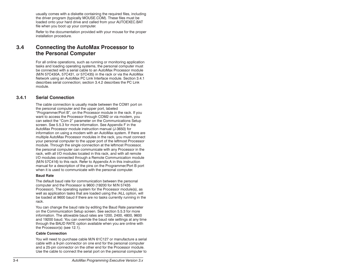 Rockwell Automation 57C650 AutoMax Programming Executive Version 3.8 User Manual | Page 32 / 298