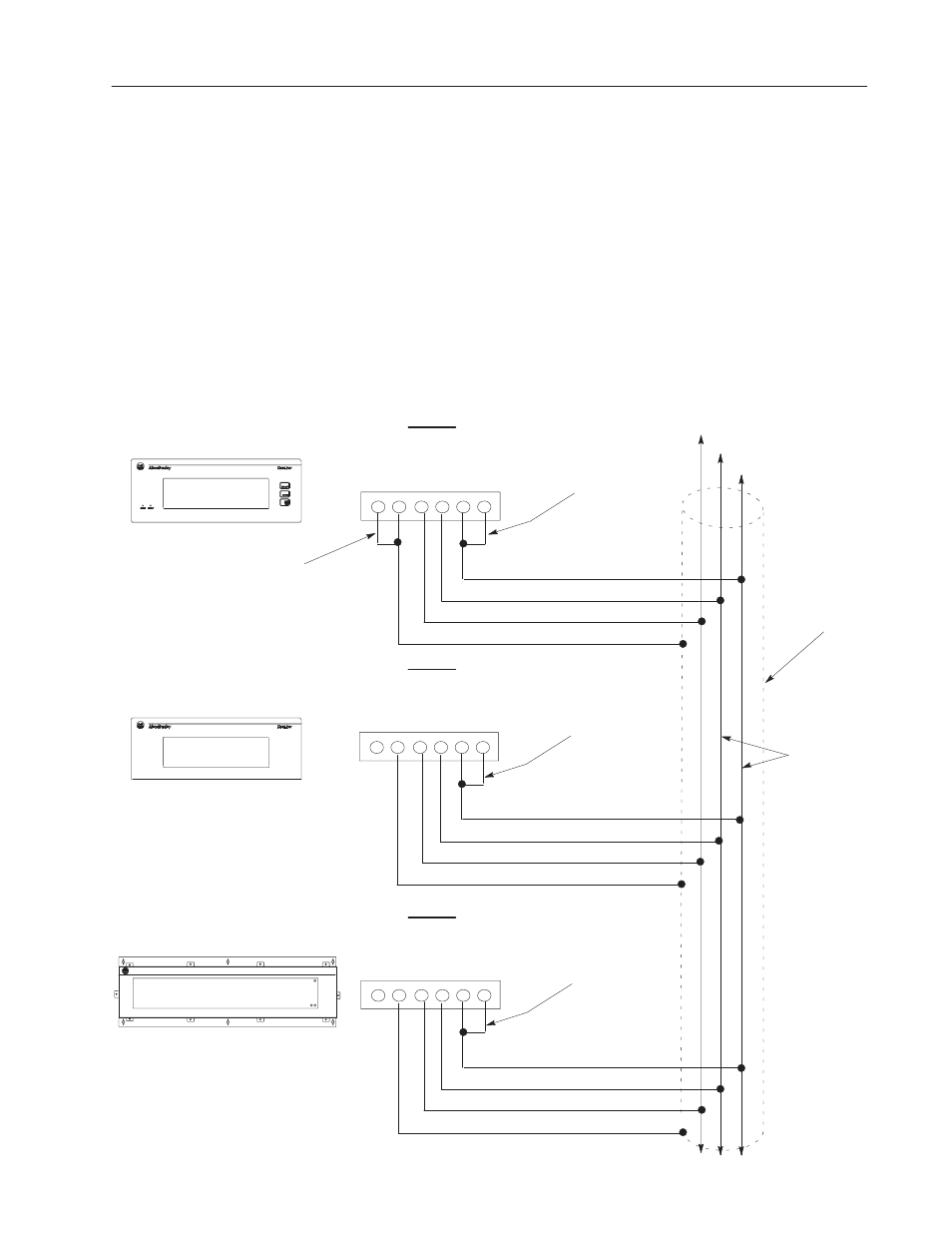 Connecting dl slaves to the rs-485 port | Rockwell Automation 2706-LV2P_LV2R_LV4P_LV4R DL40 PLUS USER MANUAL User Manual | Page 142 / 198