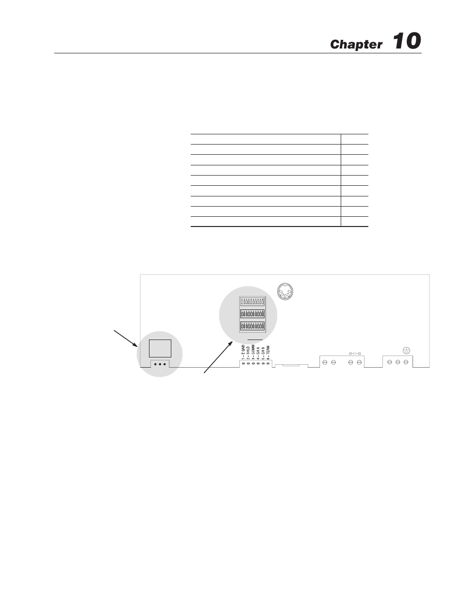 10 - dip switch settings, Chapter objectives, Dip switches on remote i/o versions | Dip switch settings, Chapter | Rockwell Automation 2706-LV2P_LV2R_LV4P_LV4R DL40 PLUS USER MANUAL User Manual | Page 145 / 198