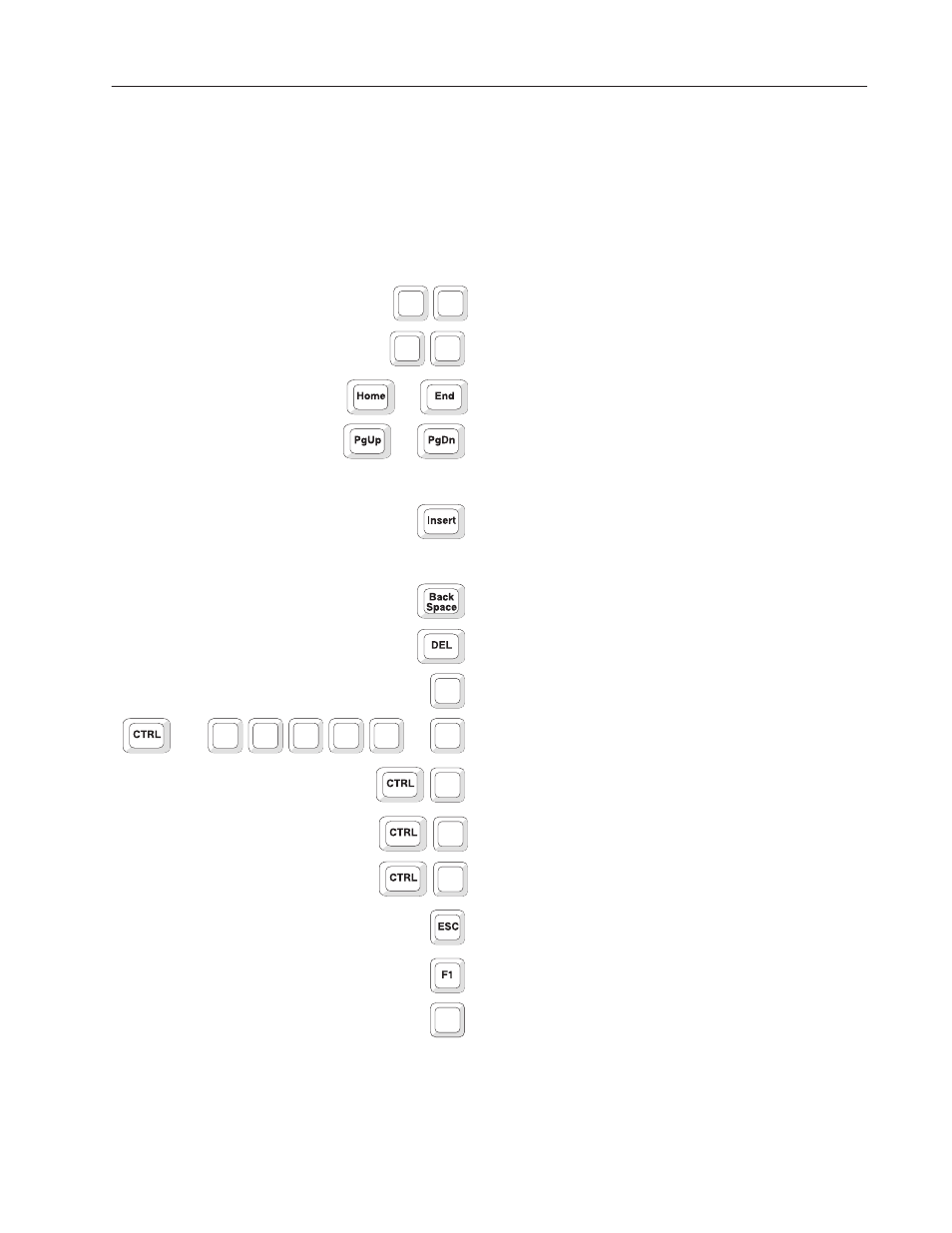 Keyboard functions | Rockwell Automation 2706-LV2P_LV2R_LV4P_LV4R DL40 PLUS USER MANUAL User Manual | Page 31 / 198