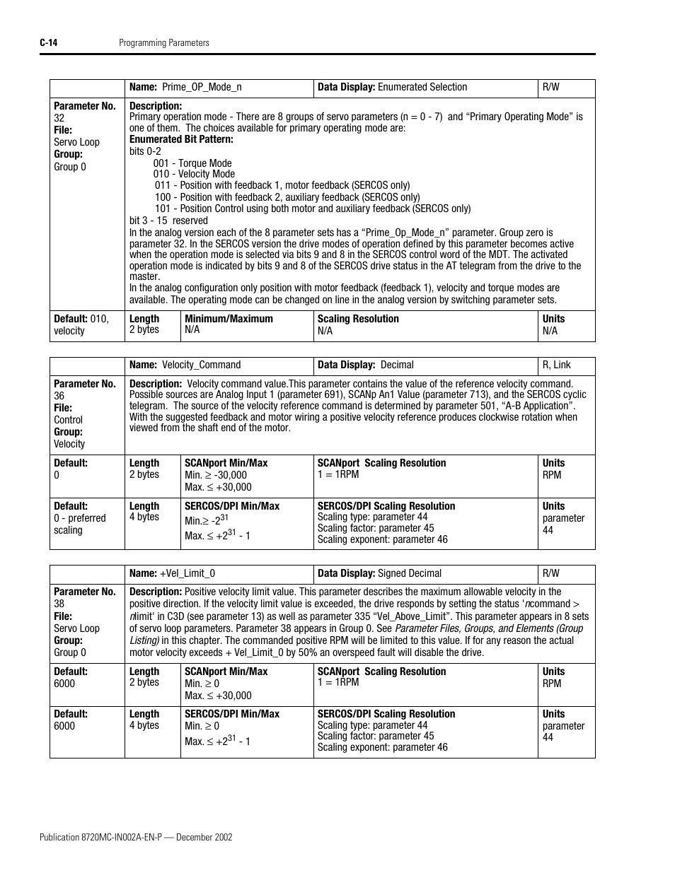 Rockwell Automation 8720MC Drives Integration Manual User Manual | Page 126 / 211