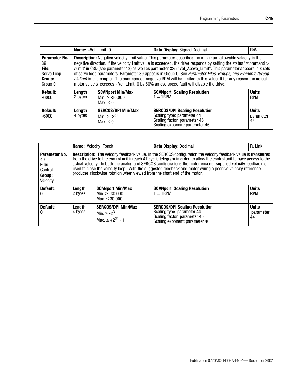 Rockwell Automation 8720MC Drives Integration Manual User Manual | Page 127 / 211