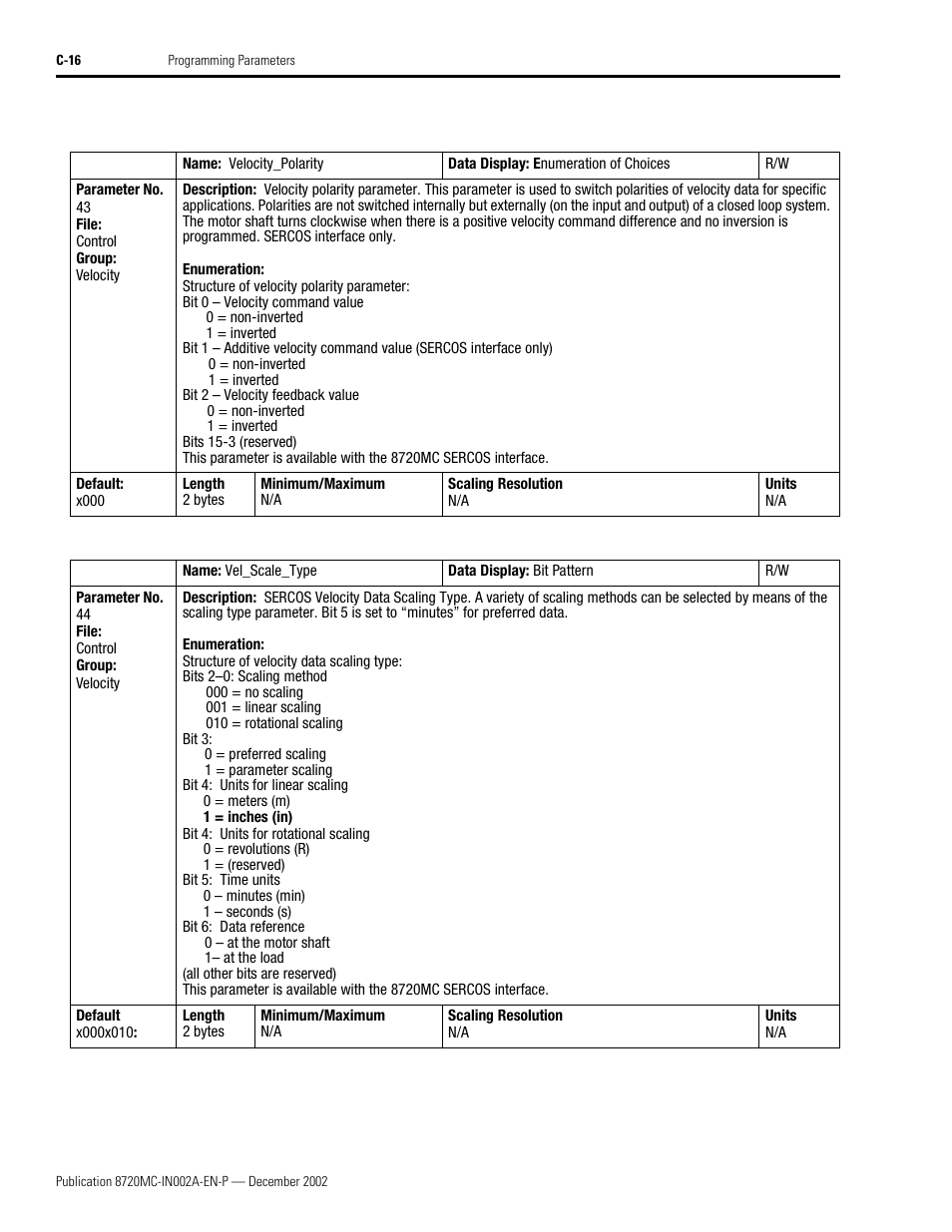 Rockwell Automation 8720MC Drives Integration Manual User Manual | Page 128 / 211