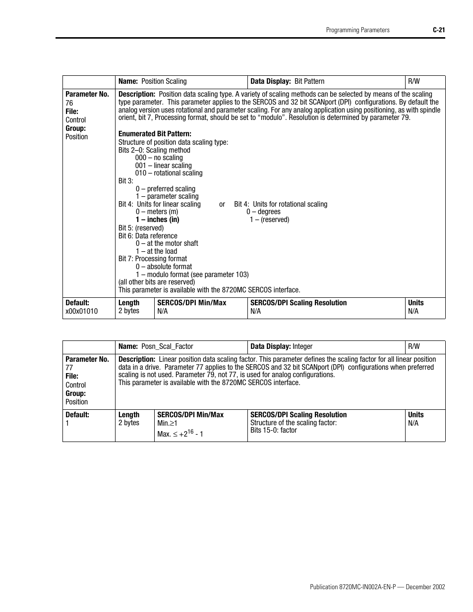 Rockwell Automation 8720MC Drives Integration Manual User Manual | Page 133 / 211