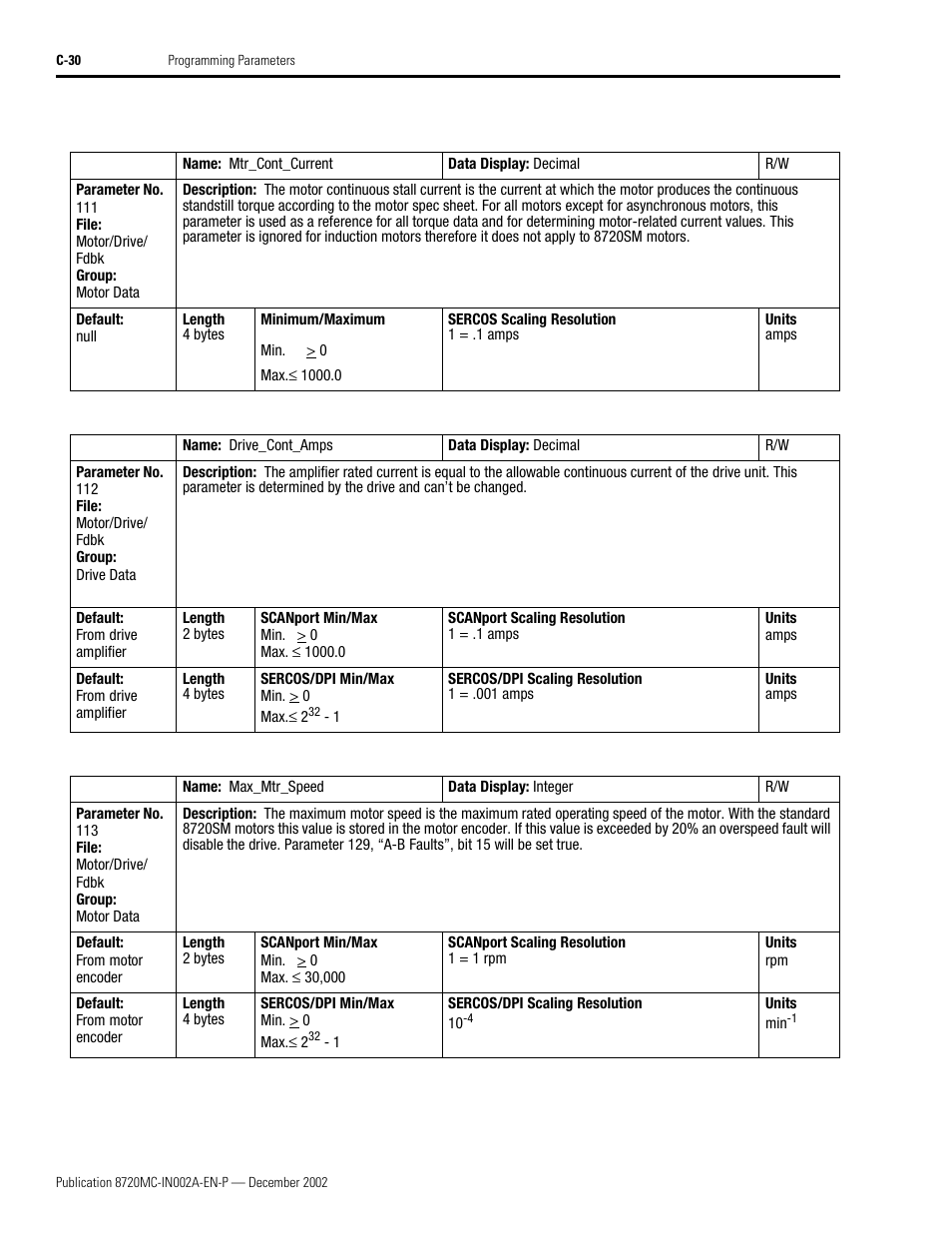 Rockwell Automation 8720MC Drives Integration Manual User Manual | Page 142 / 211