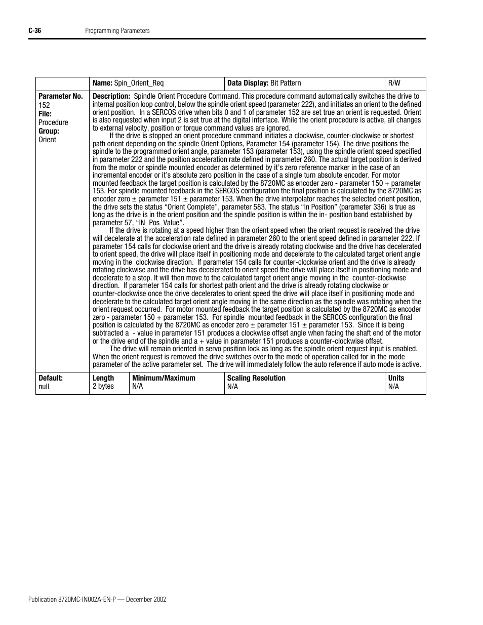 Rockwell Automation 8720MC Drives Integration Manual User Manual | Page 148 / 211