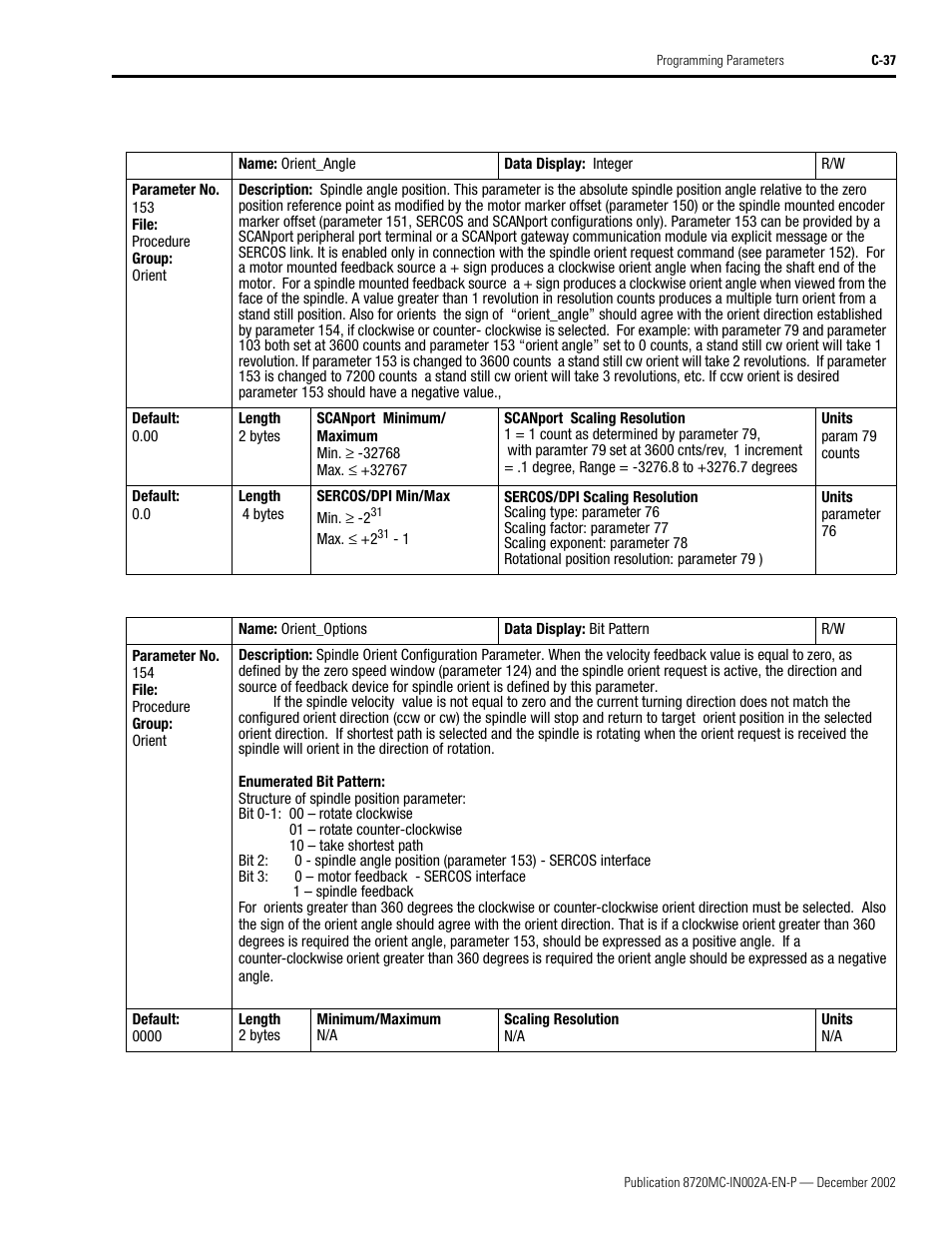 Rockwell Automation 8720MC Drives Integration Manual User Manual | Page 149 / 211