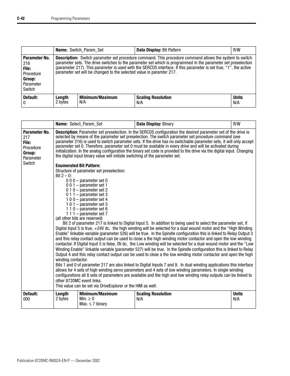 Rockwell Automation 8720MC Drives Integration Manual User Manual | Page 154 / 211