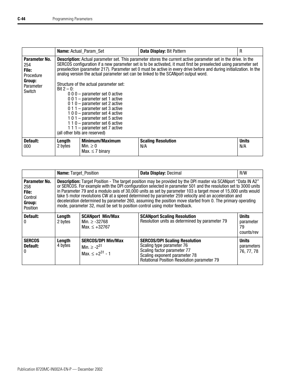 Rockwell Automation 8720MC Drives Integration Manual User Manual | Page 156 / 211