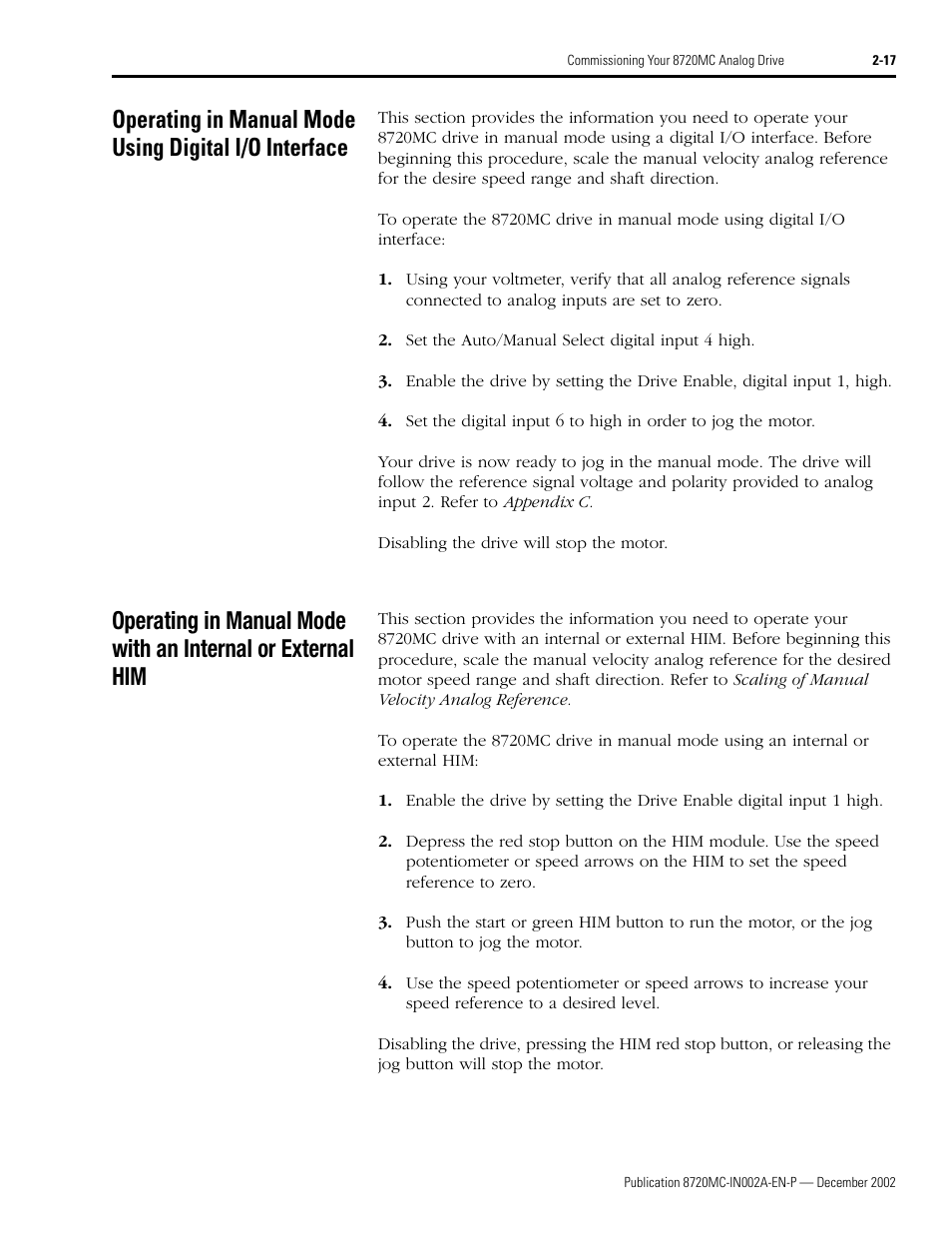 External him -17 | Rockwell Automation 8720MC Drives Integration Manual User Manual | Page 49 / 211