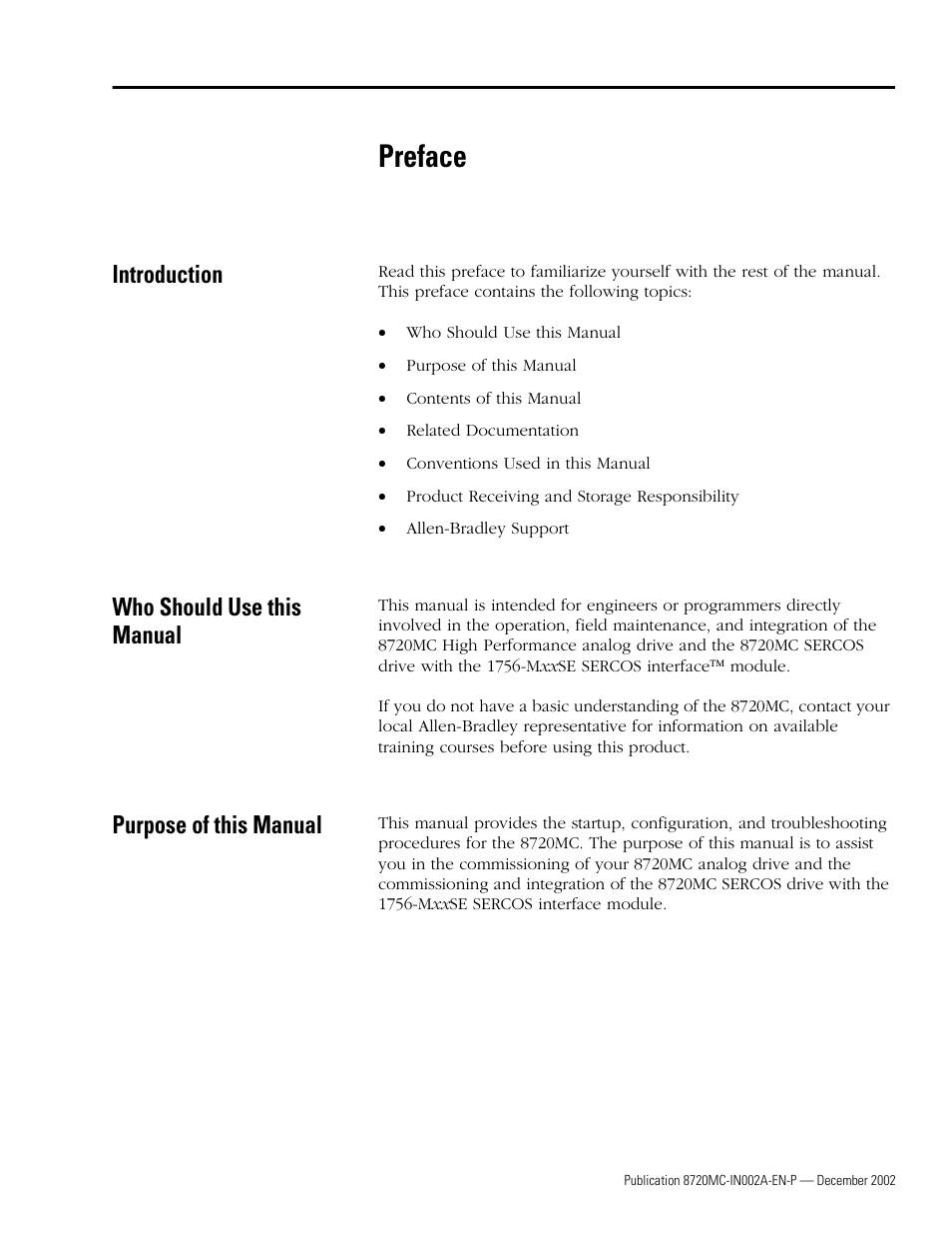 Rockwell Automation 8720MC Drives Integration Manual User Manual | Page 7 / 211