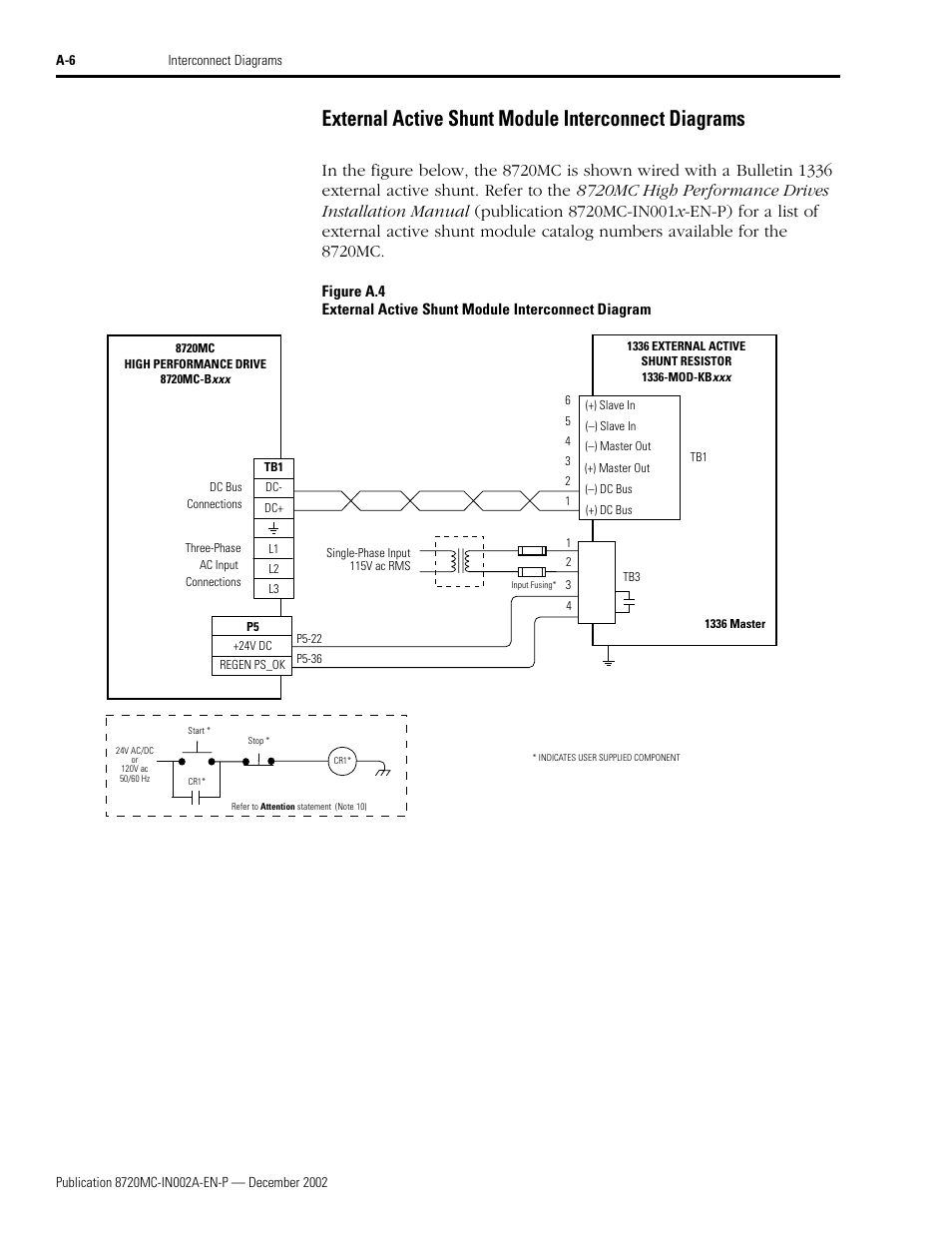 External active shunt module interconnect diagrams | Rockwell Automation 8720MC Drives Integration Manual User Manual | Page 88 / 211