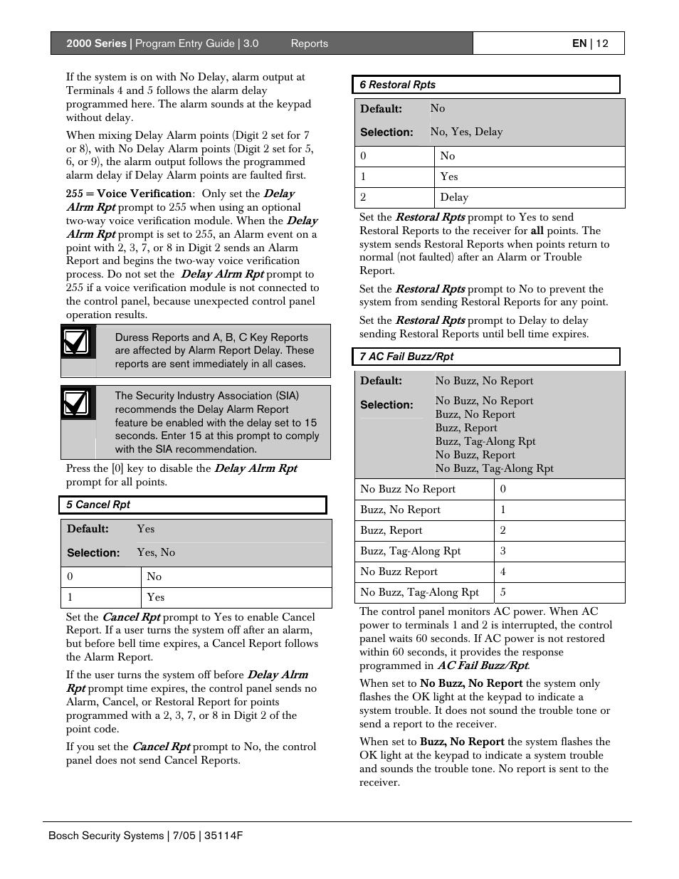 Bosch 2000 User Manual | Page 12 / 72