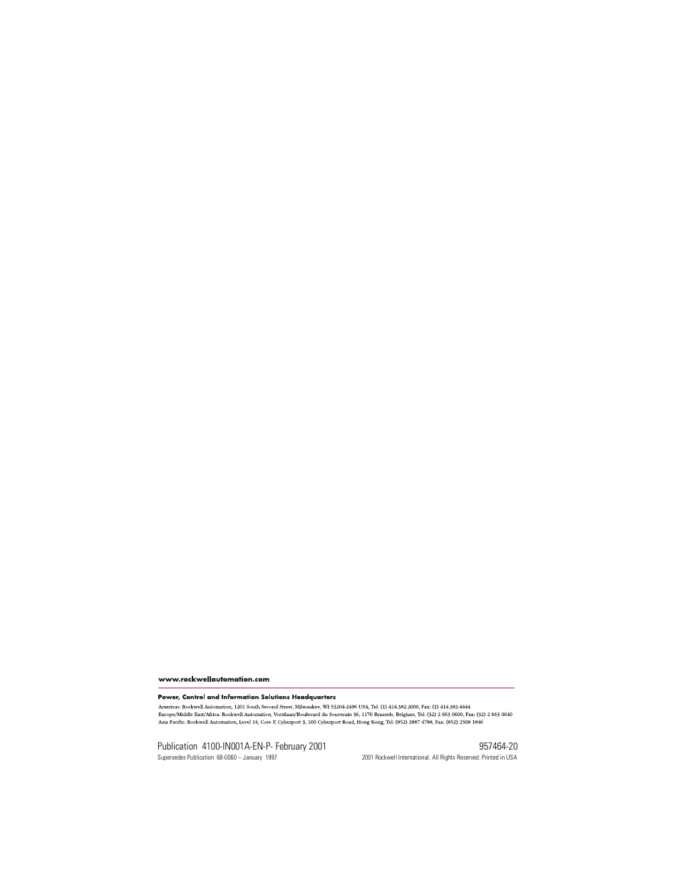 Rockwell Automation 4100-IF2 IF2 I/O Interface to PDM Installation Instructions User Manual | Page 12 / 12