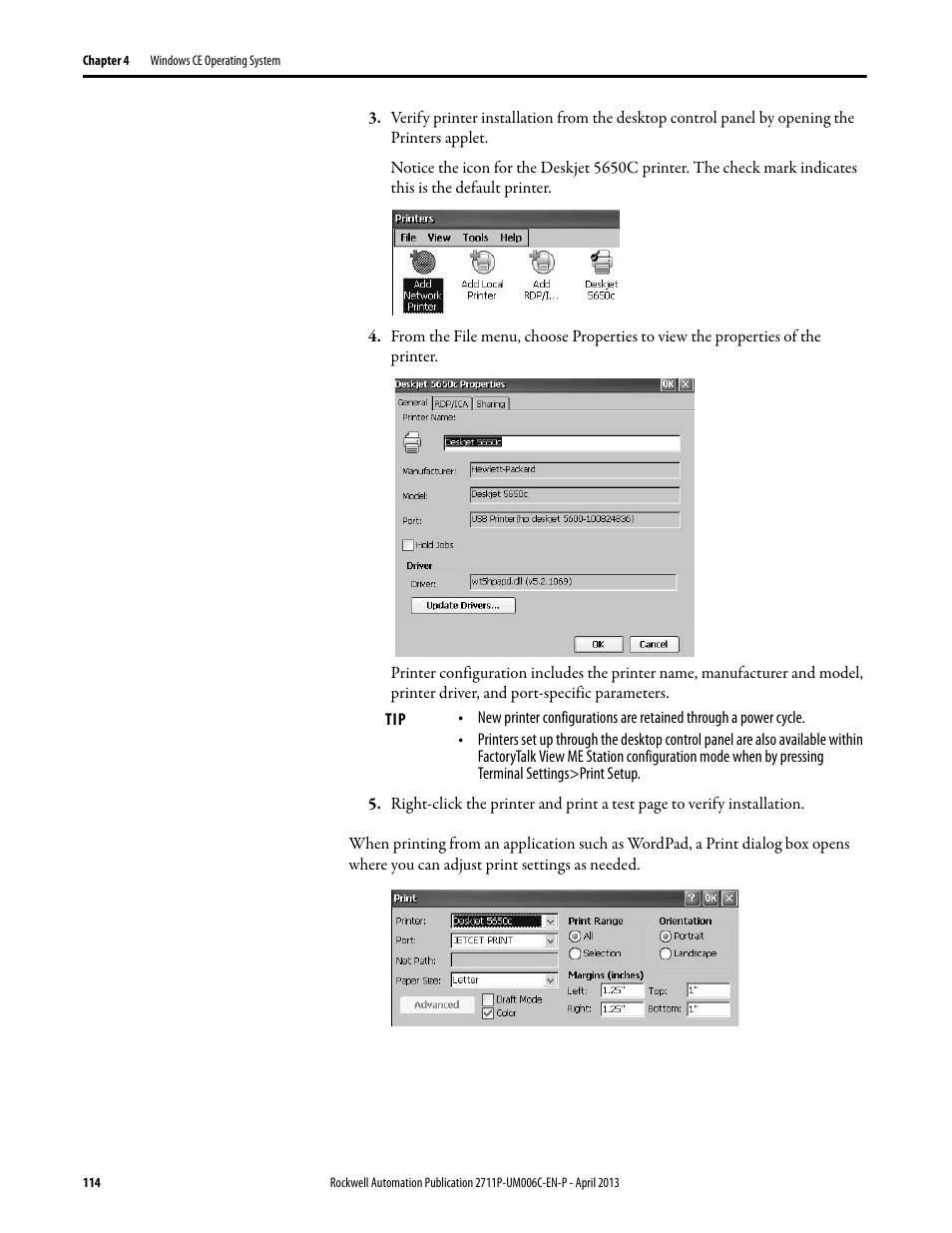 Rockwell Automation 2711P-xxxx PanelView Plus 6 Terminals User Manual User Manual | Page 114 / 186