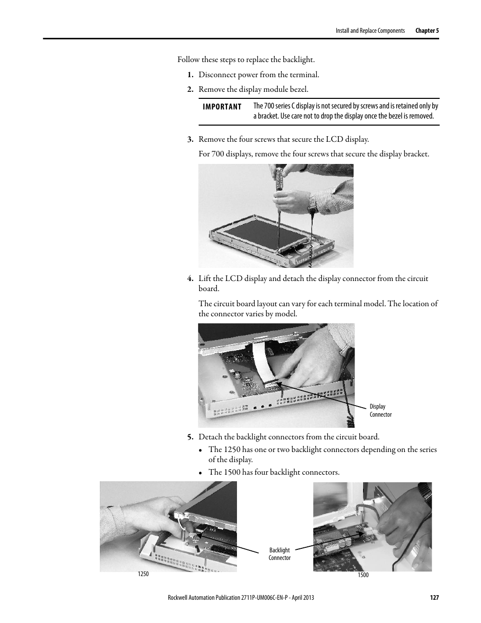 Rockwell Automation 2711P-xxxx PanelView Plus 6 Terminals User Manual User Manual | Page 127 / 186