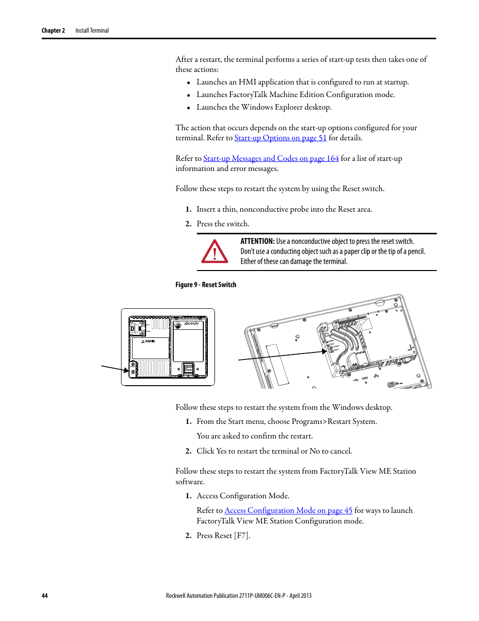 Rockwell Automation 2711P-xxxx PanelView Plus 6 Terminals User Manual User Manual | Page 44 / 186