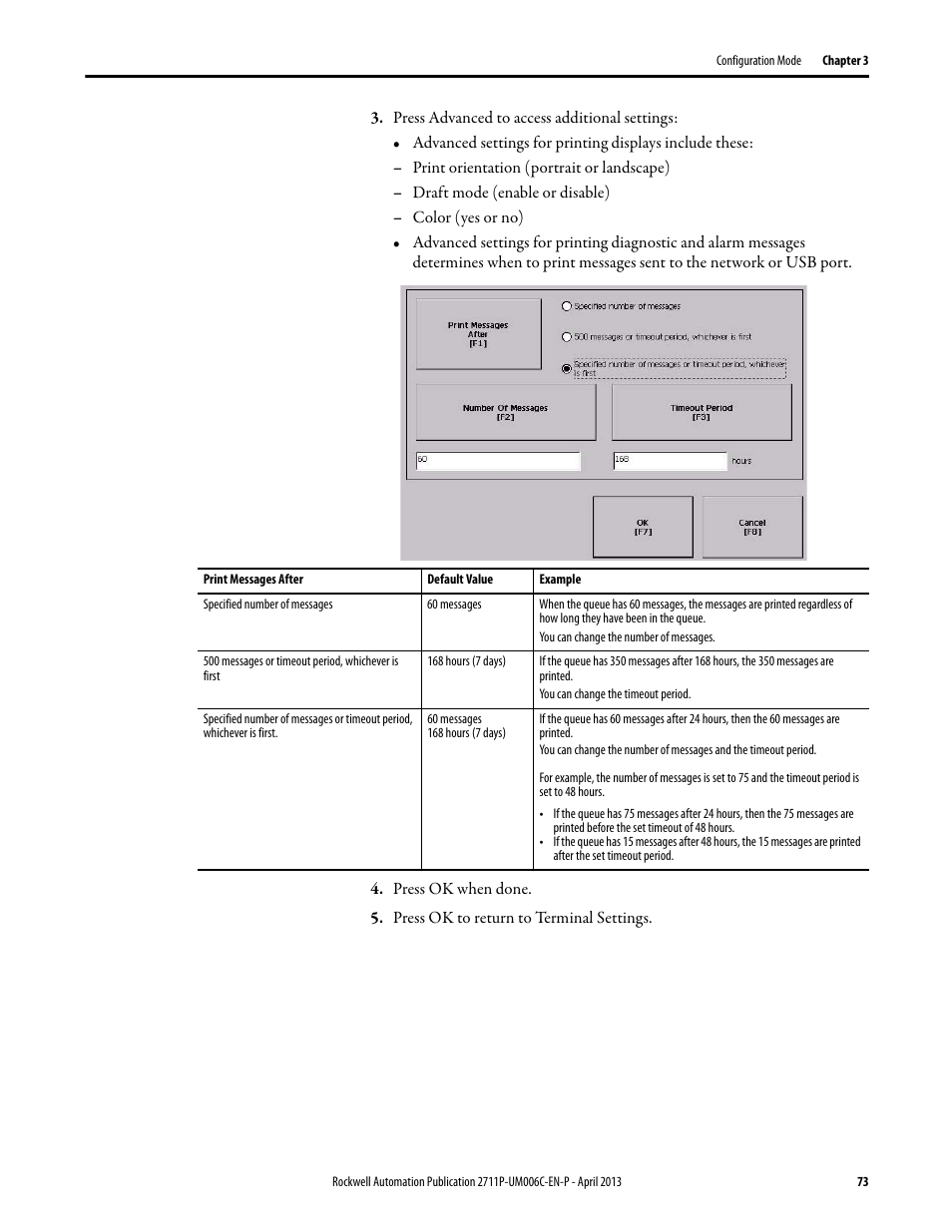 Rockwell Automation 2711P-xxxx PanelView Plus 6 Terminals User Manual User Manual | Page 73 / 186