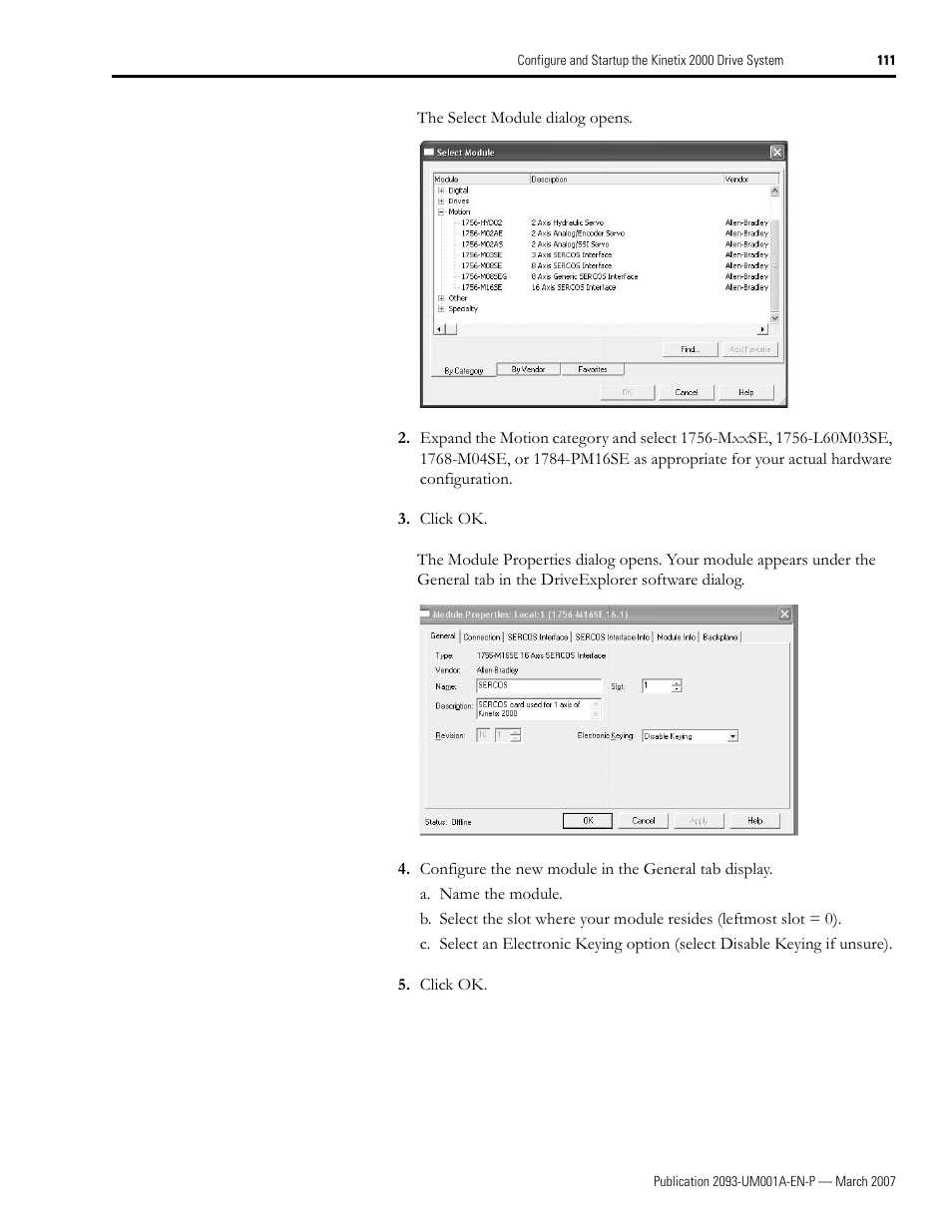 Rockwell Automation 2093-xxxx Kinetix 2000 Multi-axis Servo Drive User Manual User Manual | Page 111 / 226