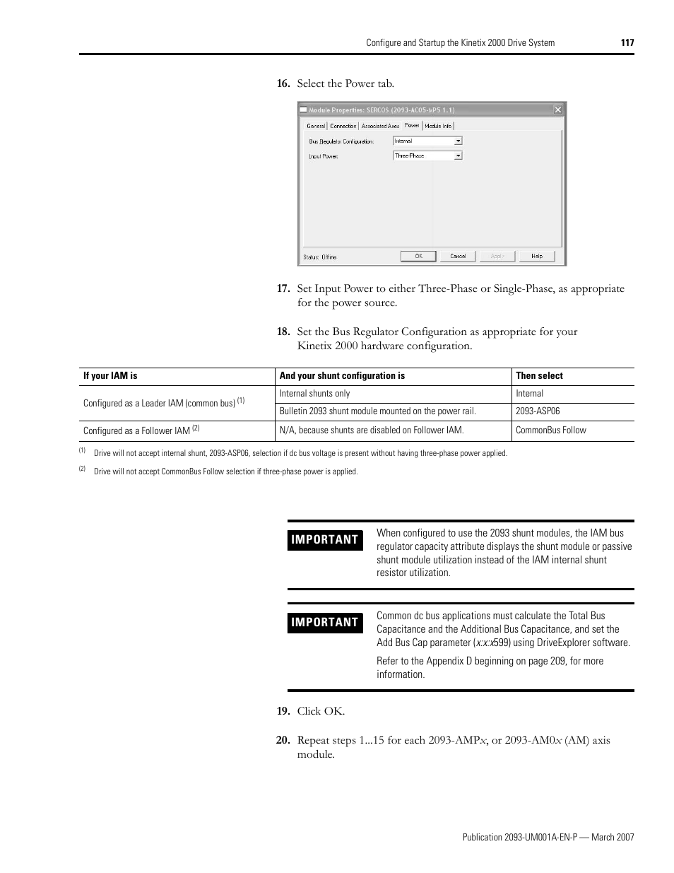 Rockwell Automation 2093-xxxx Kinetix 2000 Multi-axis Servo Drive User Manual User Manual | Page 117 / 226